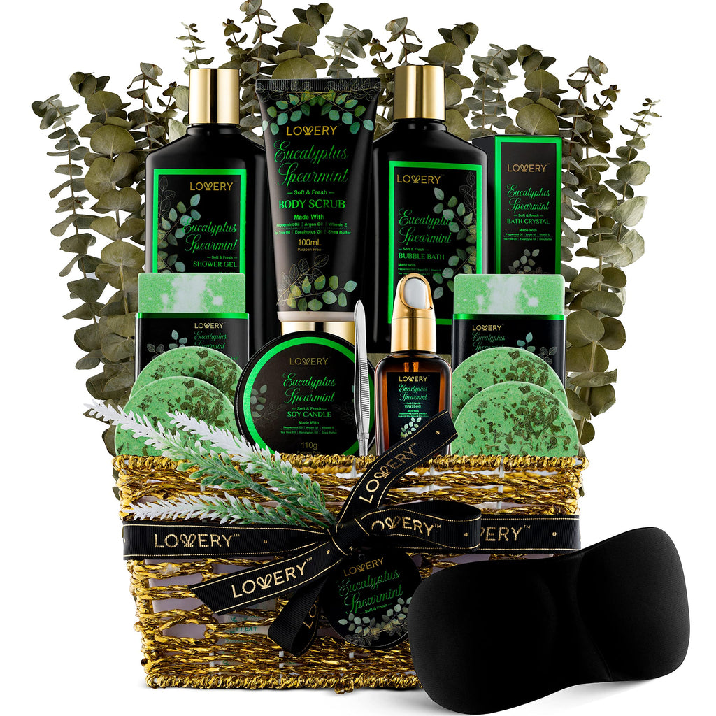 Mothers Day Gifts from Daughter and Son, Spa Bath and Body Gift Set, Exotic Rose Gift Basket for Women & Men, Thank You, Birthday, Mom, Personalized Gifts with Body Scrub, Bubble Bath, Lotion & More