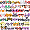 Max Fun 36Pcs Halloween Glasses Glitter Halloween Party Glasses Halloween Party Favors Eyeglasses for Kids and Adults Halloween Party Decorations