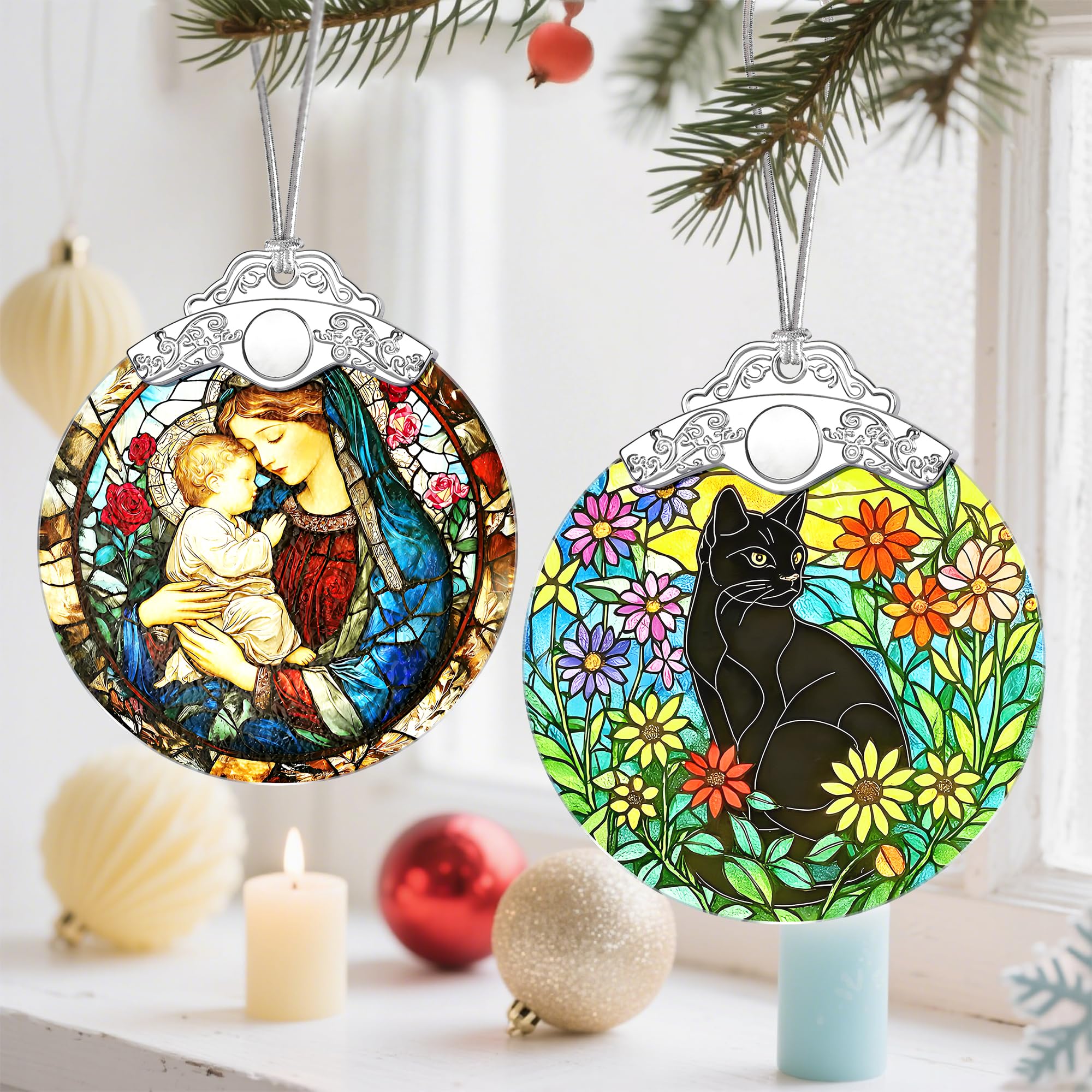 Christmas Ornaments, Christmas Tree Decorations, Keepsake Ornaments, Holiday Decor, Holiday & Xmas Gifts. Gifts for Plant Lovers & Nature Lovers - Nature Goddess-Theme