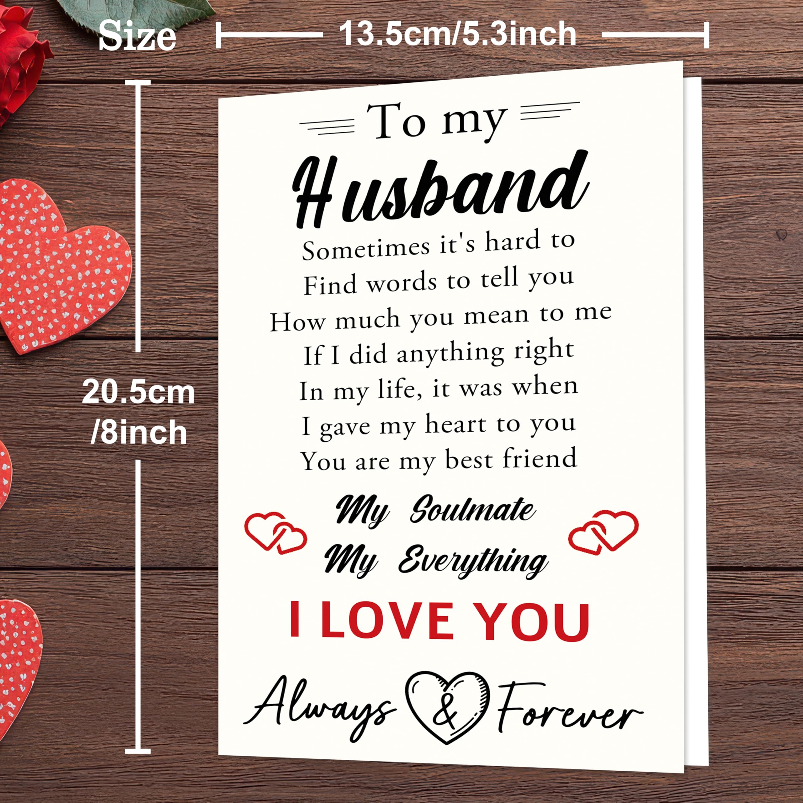 IDU Valentines Day Card,Valentines Day Cards Gifts for Him Her,Valentines Day Card for Husband Wife Boyfriend Girlfriend Fiance Fiancee Men Women - You Are My Favorite Love Note