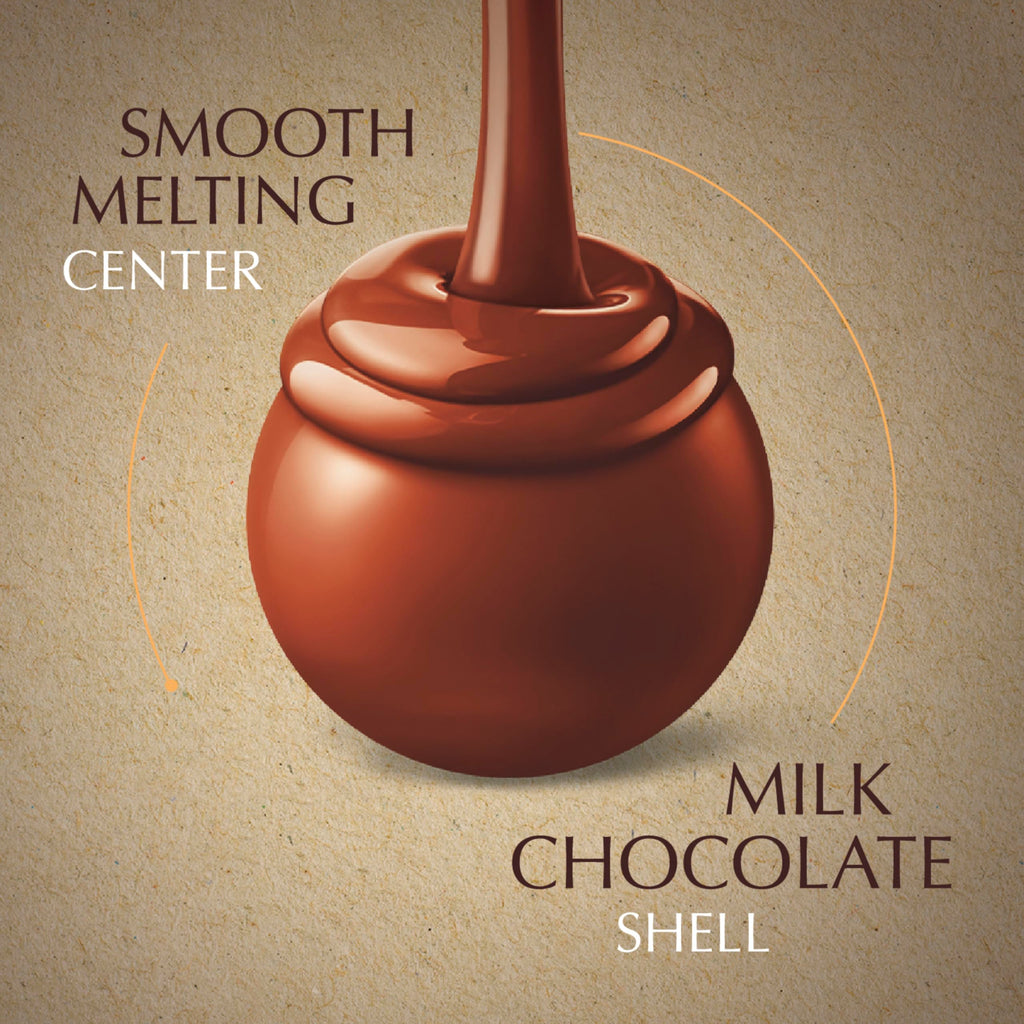 Lindt LINDOR Holiday Snickerdoodle White Chocolate Candy Truffles with Smooth, Melting Truffle Center, 8.5 oz. Bag