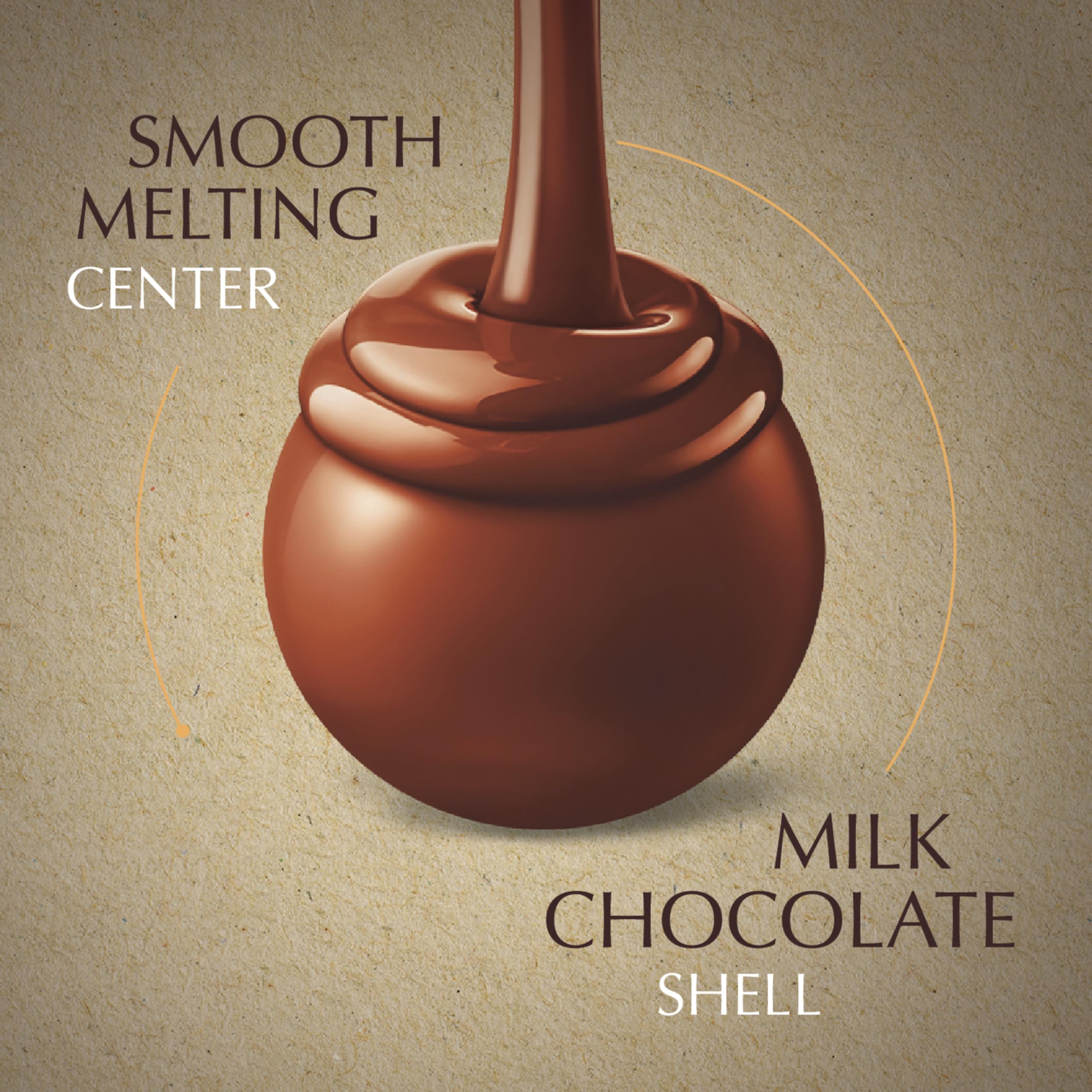 Lindt LINDOR Holiday Snickerdoodle White Chocolate Candy Truffles with Smooth, Melting Truffle Center, 8.5 oz. Bag