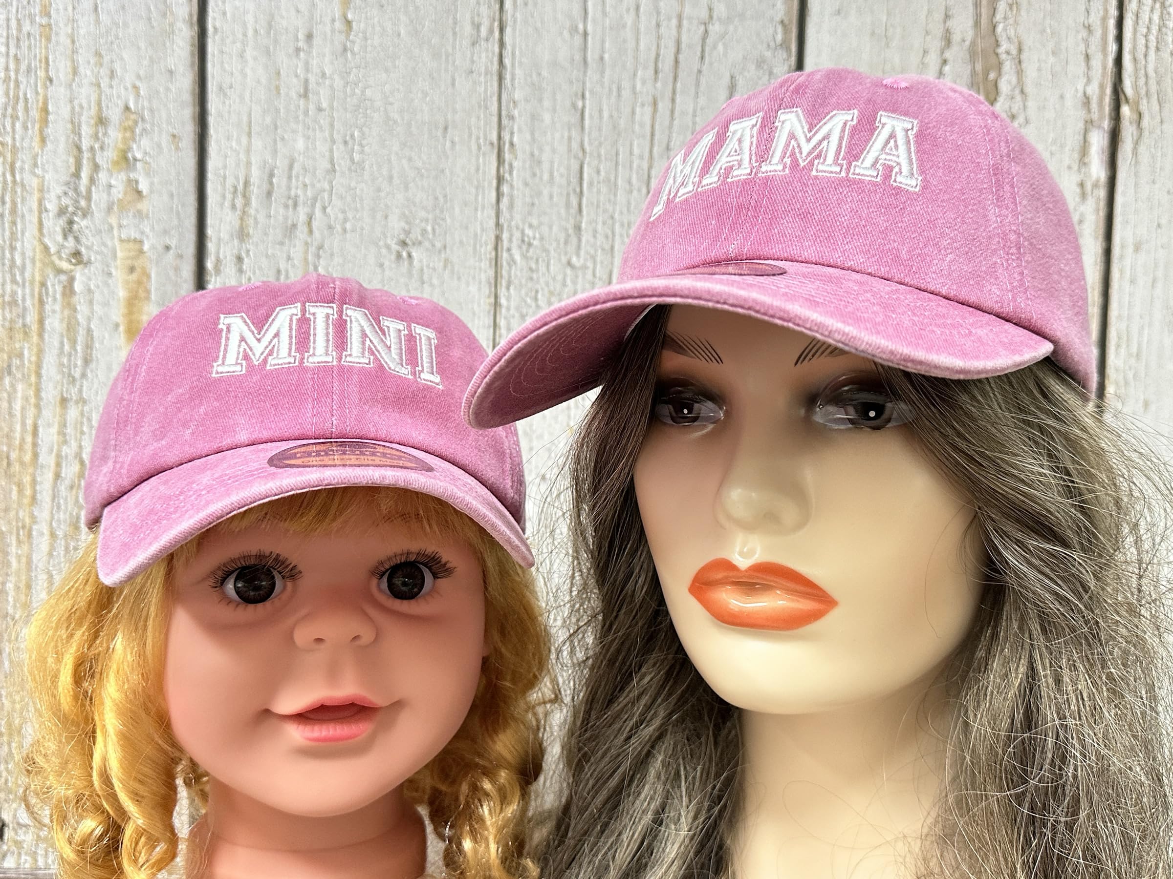 Embroidered Hats for Uncle Auntie Grandpa Grandma Mama Mini