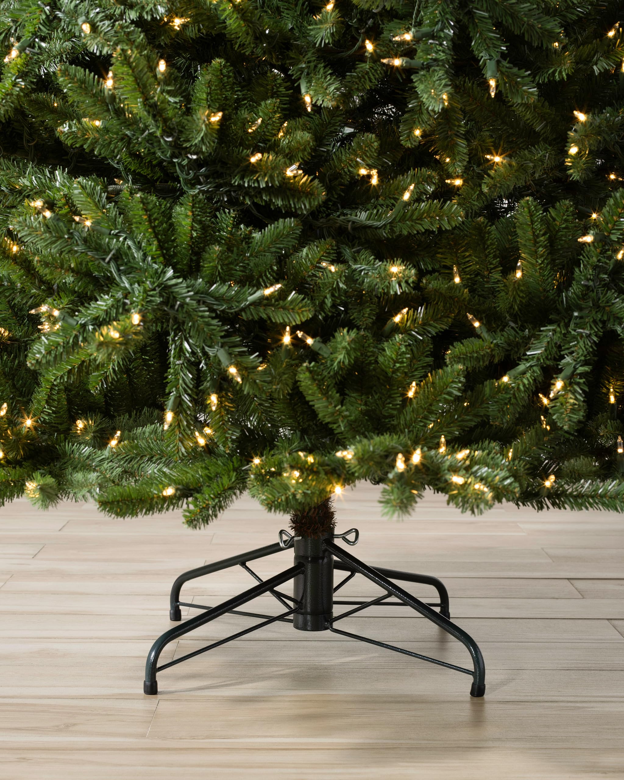 Balsam Hill 7.5ft Pre-Lit Classic Blue Spruce - Artificial Christmas Tree with 2,960+ Tips, 1,000 Clear LED Lights, Easy Plug Technology & Premium Stand for Indoor Holiday Decorating