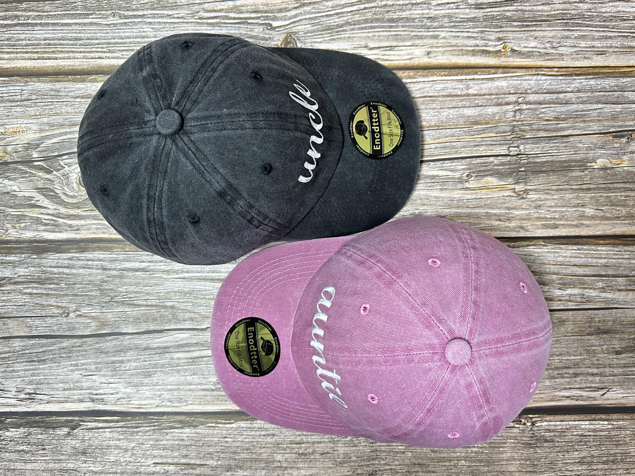 Embroidered Hats for Uncle Auntie Grandpa Grandma Mama Mini