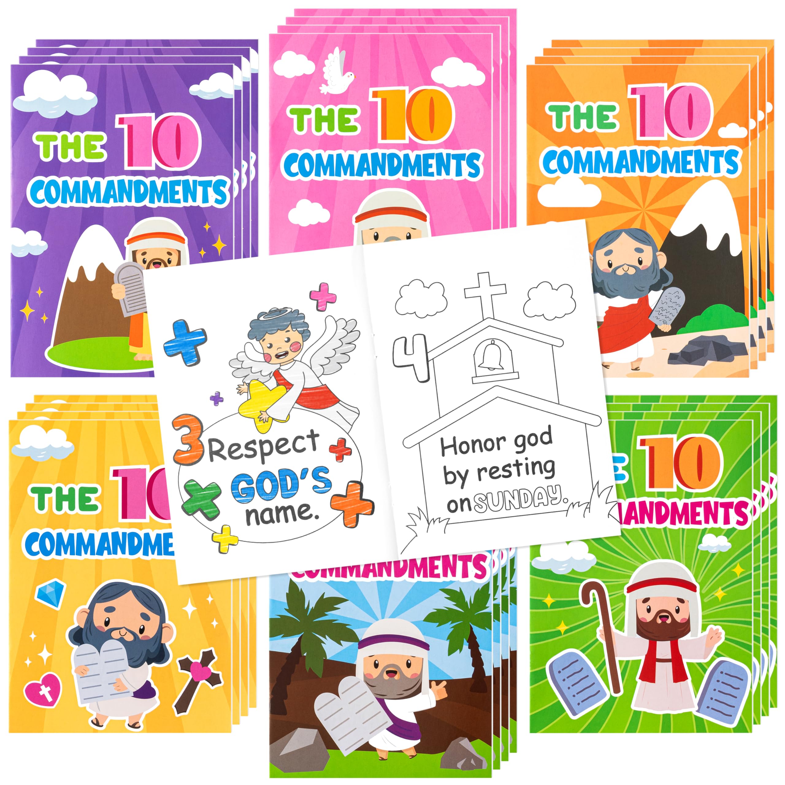 JAPBOR Fall Scarecrow Coloring Books - 24PCS Mini Autumn Scarecrows Color Book Bulk for Kids Party Favors, Thanksgiving Rustic Small Colouring Pages for Birthday Gifts Class Drawing Painting Game