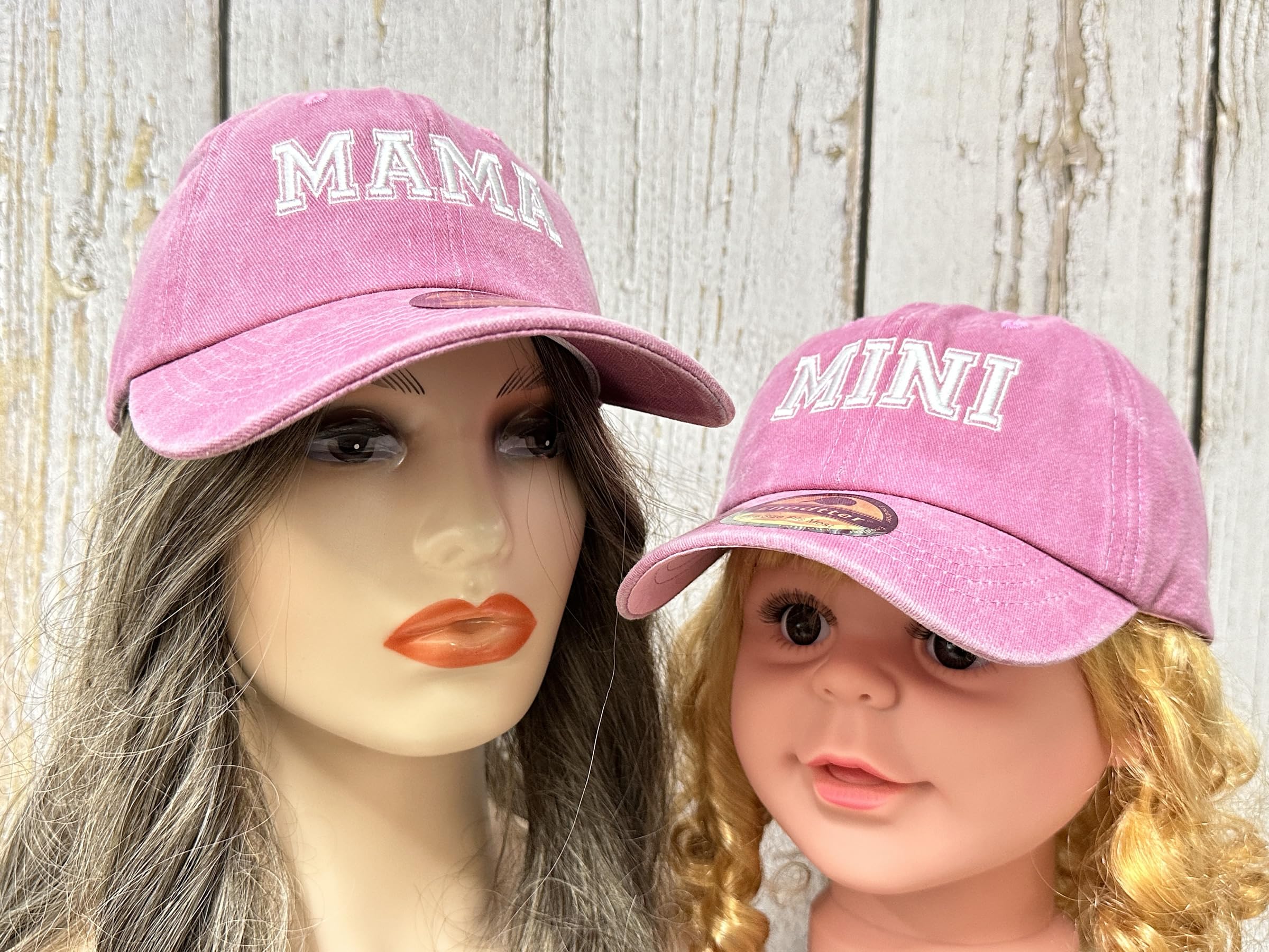 Embroidered Hats for Uncle Auntie Grandpa Grandma Mama Mini
