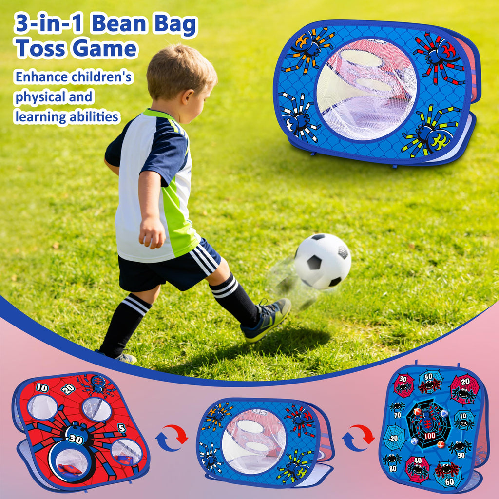 Animal Bean Bag Toss Game Toy Outdoor Toss Game, Family Party Party Supplies for Kids, Gift for Boys Birthday or Christmas for Toddlers Ages 3 4 5 6 Year Old