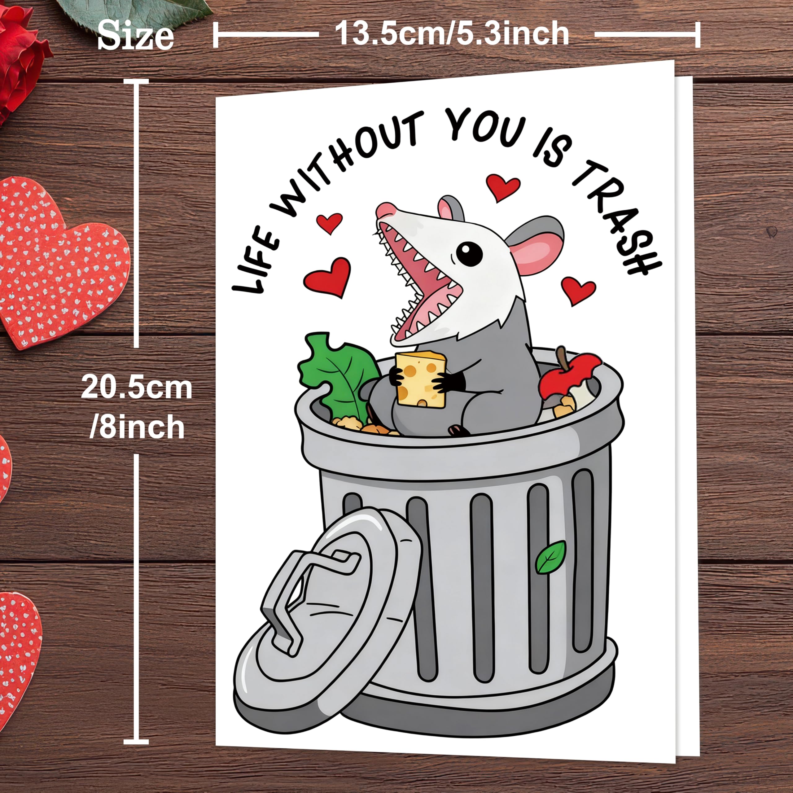IDU Valentines Day Card,Valentines Day Cards Gifts for Him Her,Valentines Day Card for Husband Wife Boyfriend Girlfriend Fiance Fiancee Men Women - You Are My Favorite Love Note