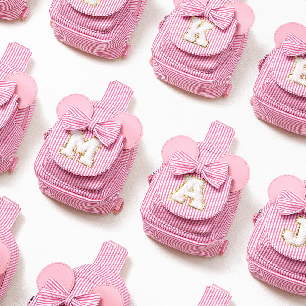 Birthday Gifts for Girls Kids, Personalized Small Initial Pink Sling Bag for Kid Girls | Small Initial Monogram Fanny Packs Crossbody Bag Purse for Girl Kid Year Old Birthday Gifts (Pink A)