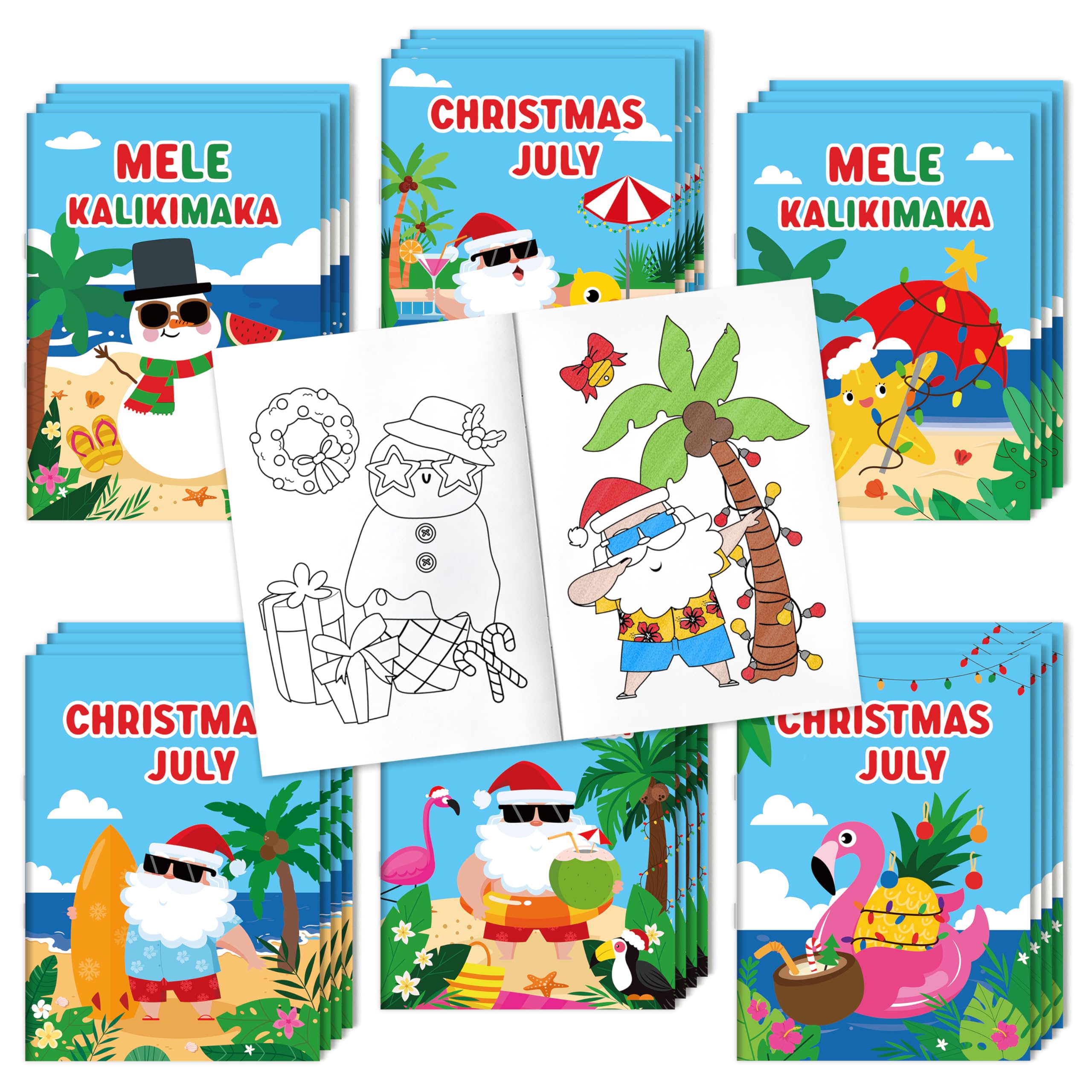 JAPBOR Fall Scarecrow Coloring Books - 24PCS Mini Autumn Scarecrows Color Book Bulk for Kids Party Favors, Thanksgiving Rustic Small Colouring Pages for Birthday Gifts Class Drawing Painting Game