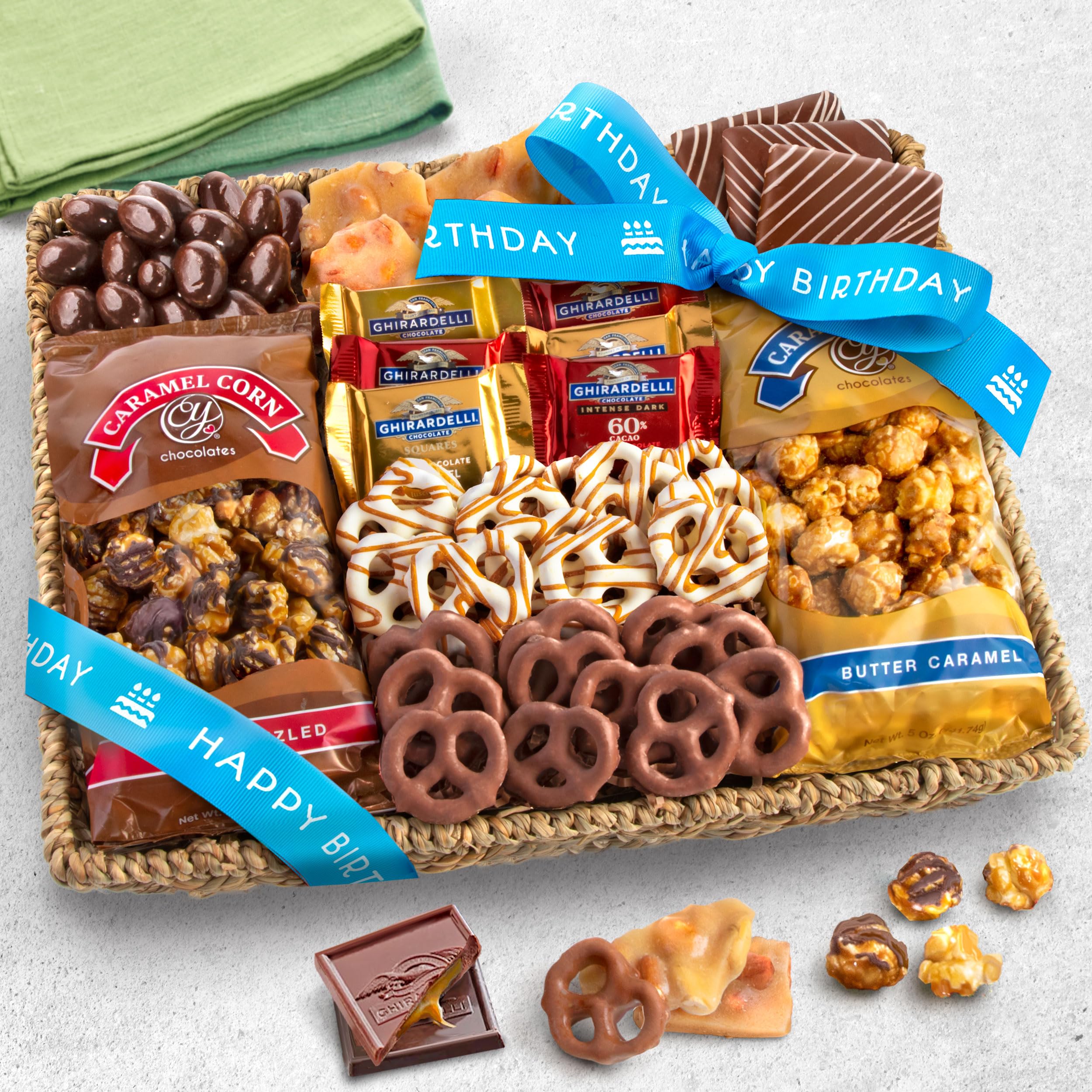 A Gift Inside Chocolate, Caramel and Crunch Grand Gift Basket