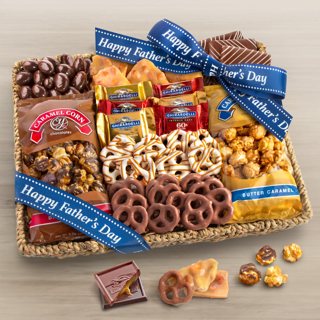 A Gift Inside Chocolate, Caramel and Crunch Grand Gift Basket