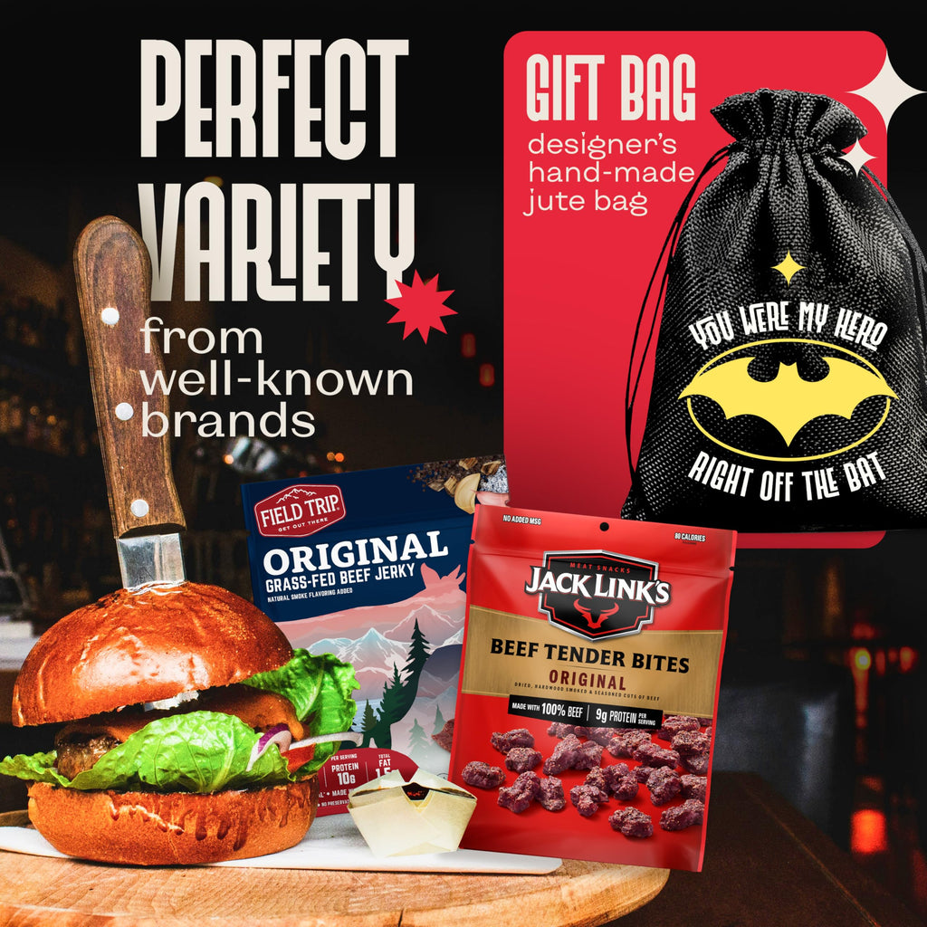 Jerky Gift Basket For Dad – Father’s Day Gift, Dad Birthday Gift from Daughter or Son, New Dad Gifts - Food Gift for Dad, Papa Gifts by CraveKraft
