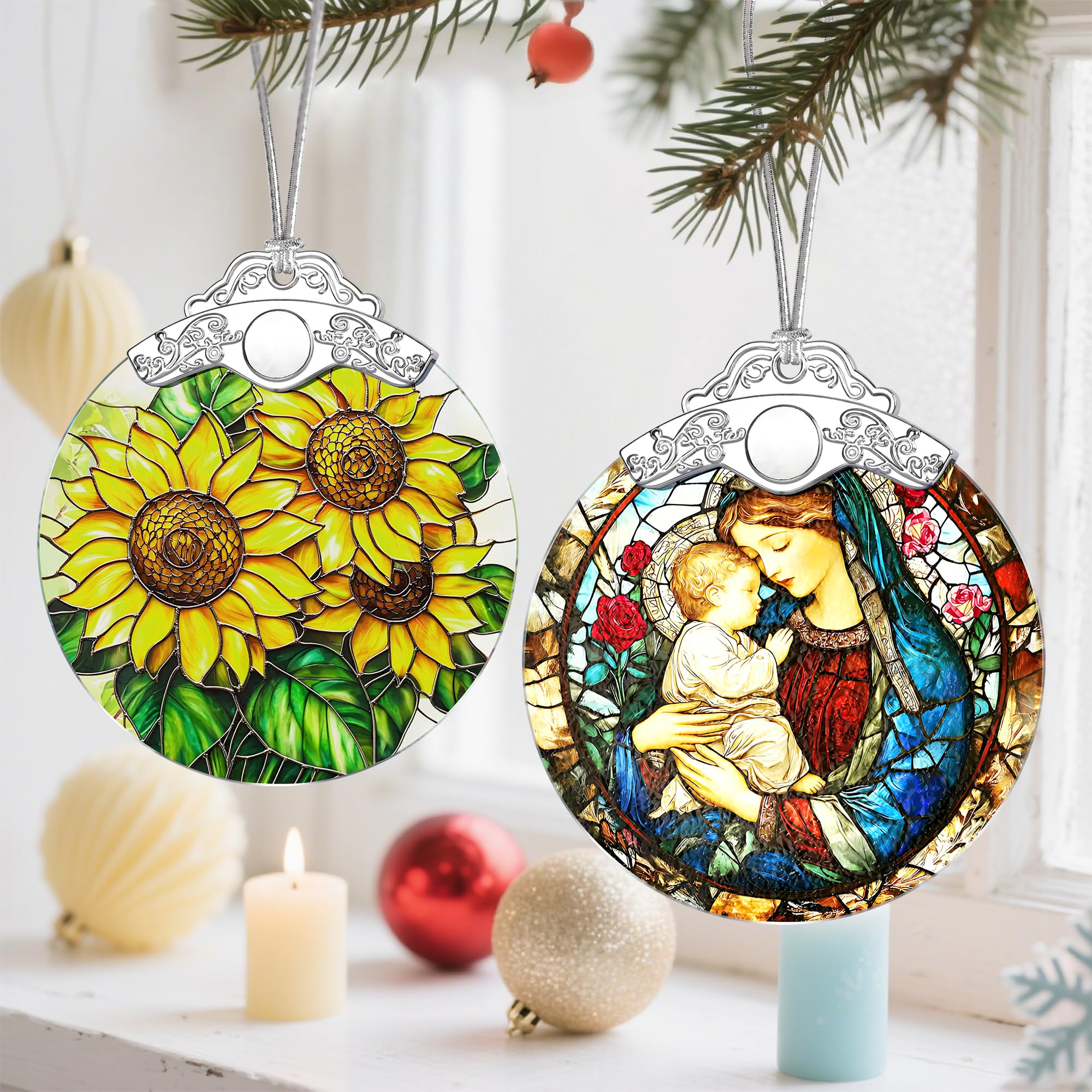 Christmas Ornaments, Christmas Tree Decorations, Keepsake Ornaments, Holiday Decor, Holiday & Xmas Gifts. Gifts for Plant Lovers & Nature Lovers - Nature Goddess-Theme