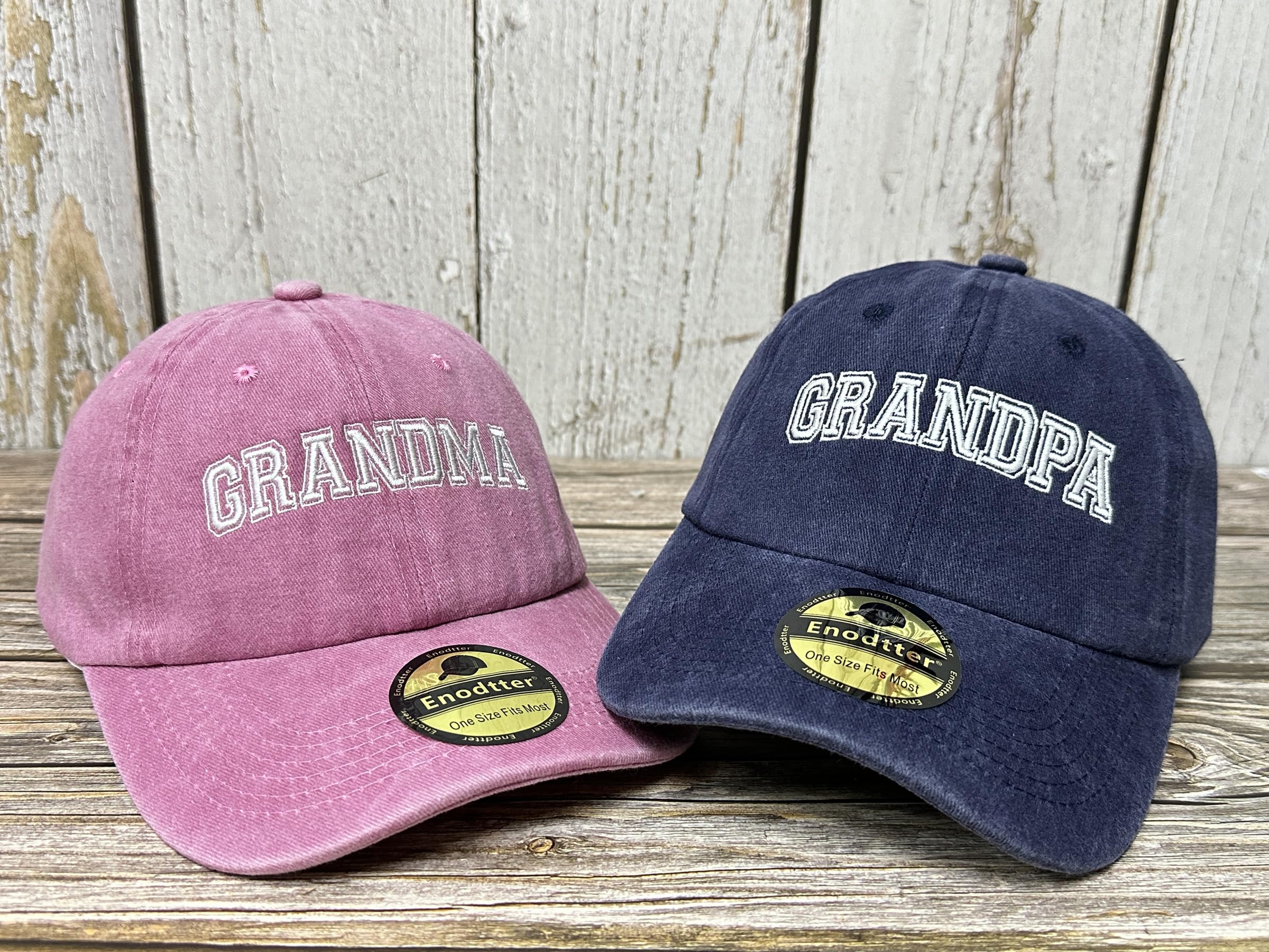 Embroidered Hats for Uncle Auntie Grandpa Grandma Mama Mini