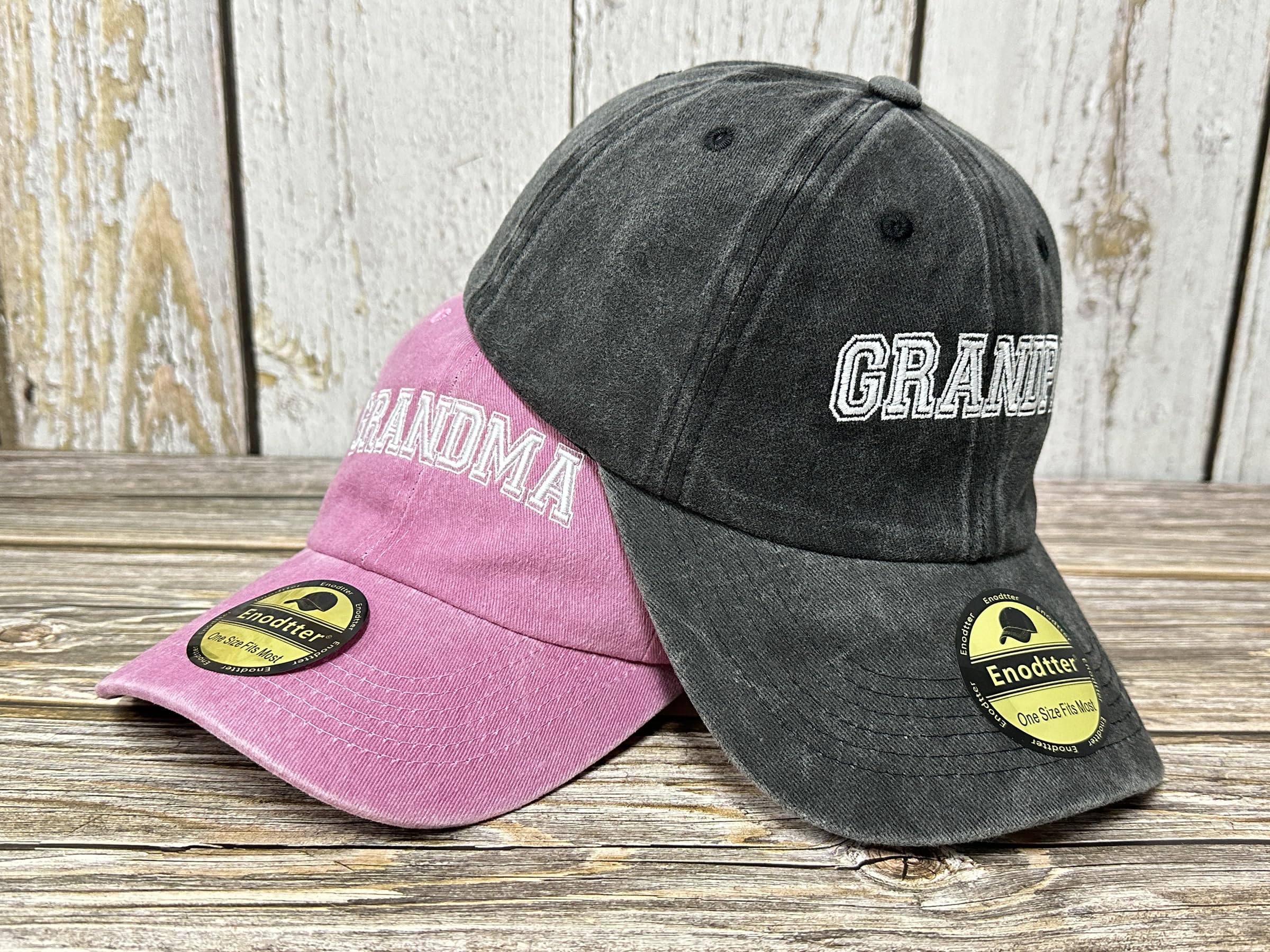 Embroidered Hats for Uncle Auntie Grandpa Grandma Mama Mini