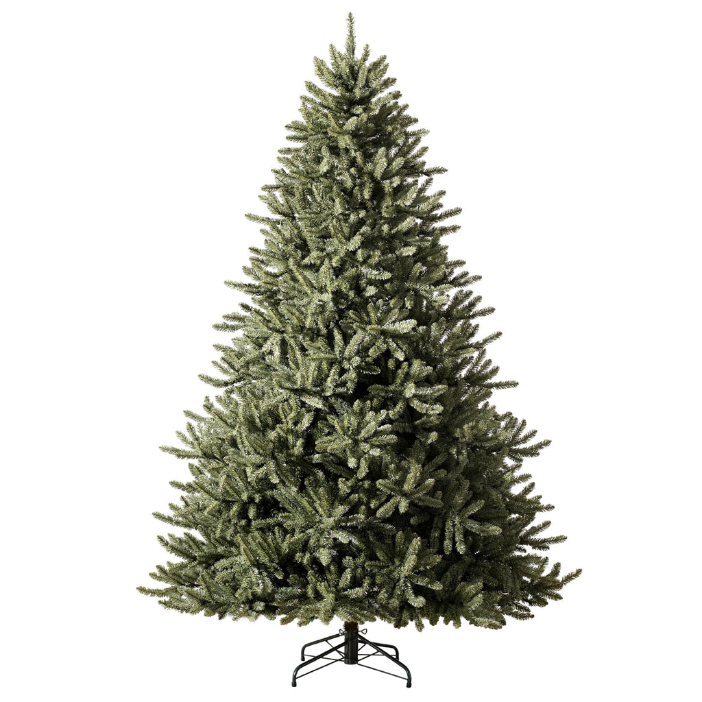 Balsam Hill 7.5ft Pre-Lit Classic Blue Spruce - Artificial Christmas Tree with 2,960+ Tips, 1,000 Clear LED Lights, Easy Plug Technology & Premium Stand for Indoor Holiday Decorating