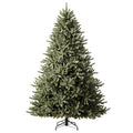 Balsam Hill 7.5ft Pre-Lit Classic Blue Spruce - Artificial Christmas Tree with 2,960+ Tips, 1,000 Clear LED Lights, Easy Plug Technology & Premium Stand for Indoor Holiday Decorating