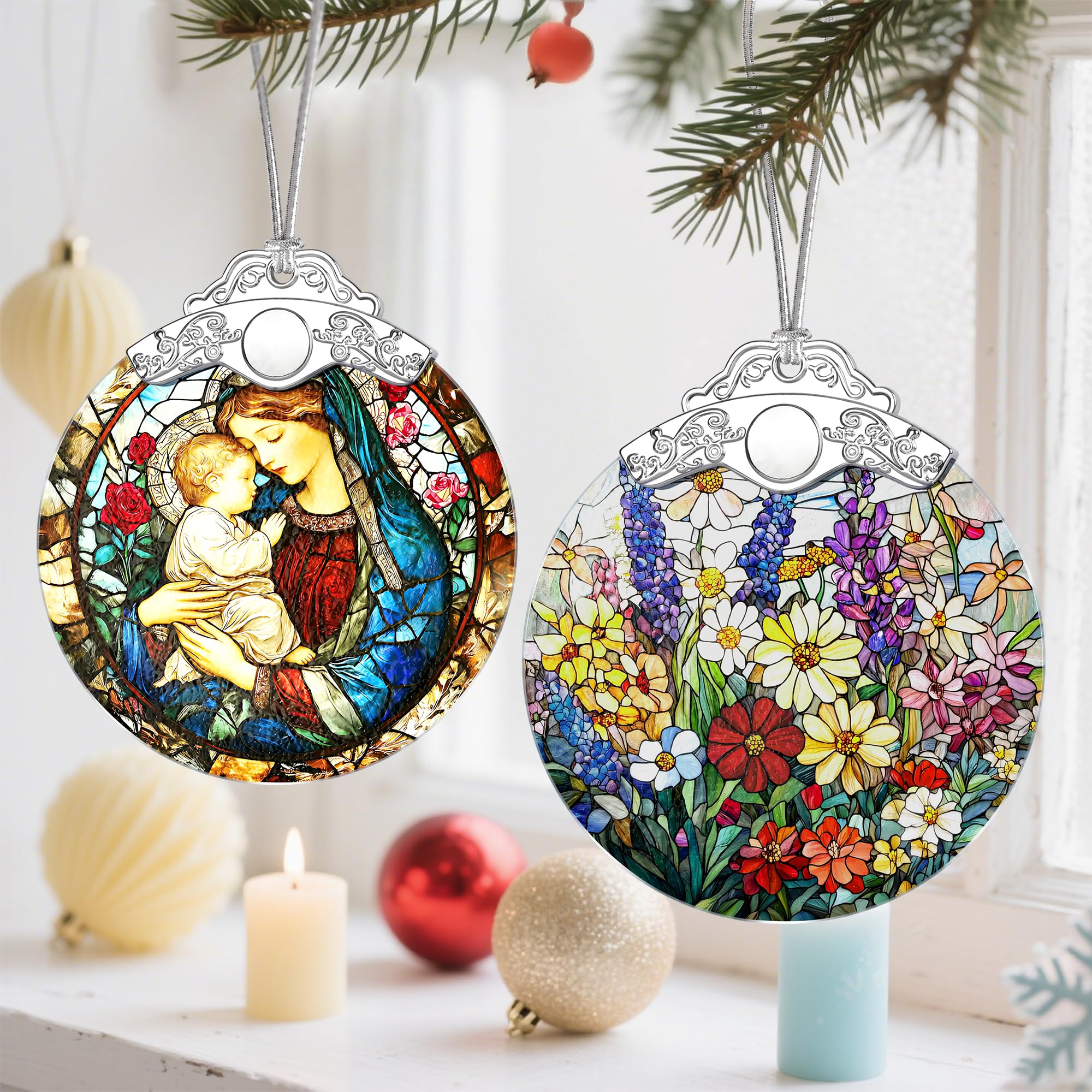 Christmas Ornaments, Christmas Tree Decorations, Keepsake Ornaments, Holiday Decor, Holiday & Xmas Gifts. Gifts for Plant Lovers & Nature Lovers - Nature Goddess-Theme
