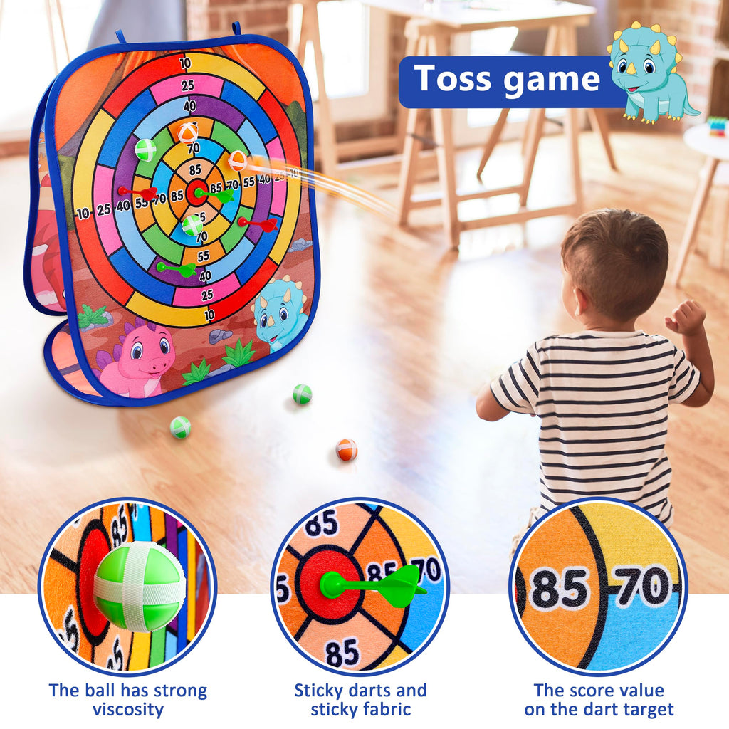 Animal Bean Bag Toss Game Toy Outdoor Toss Game, Family Party Party Supplies for Kids, Gift for Boys Birthday or Christmas for Toddlers Ages 3 4 5 6 Year Old