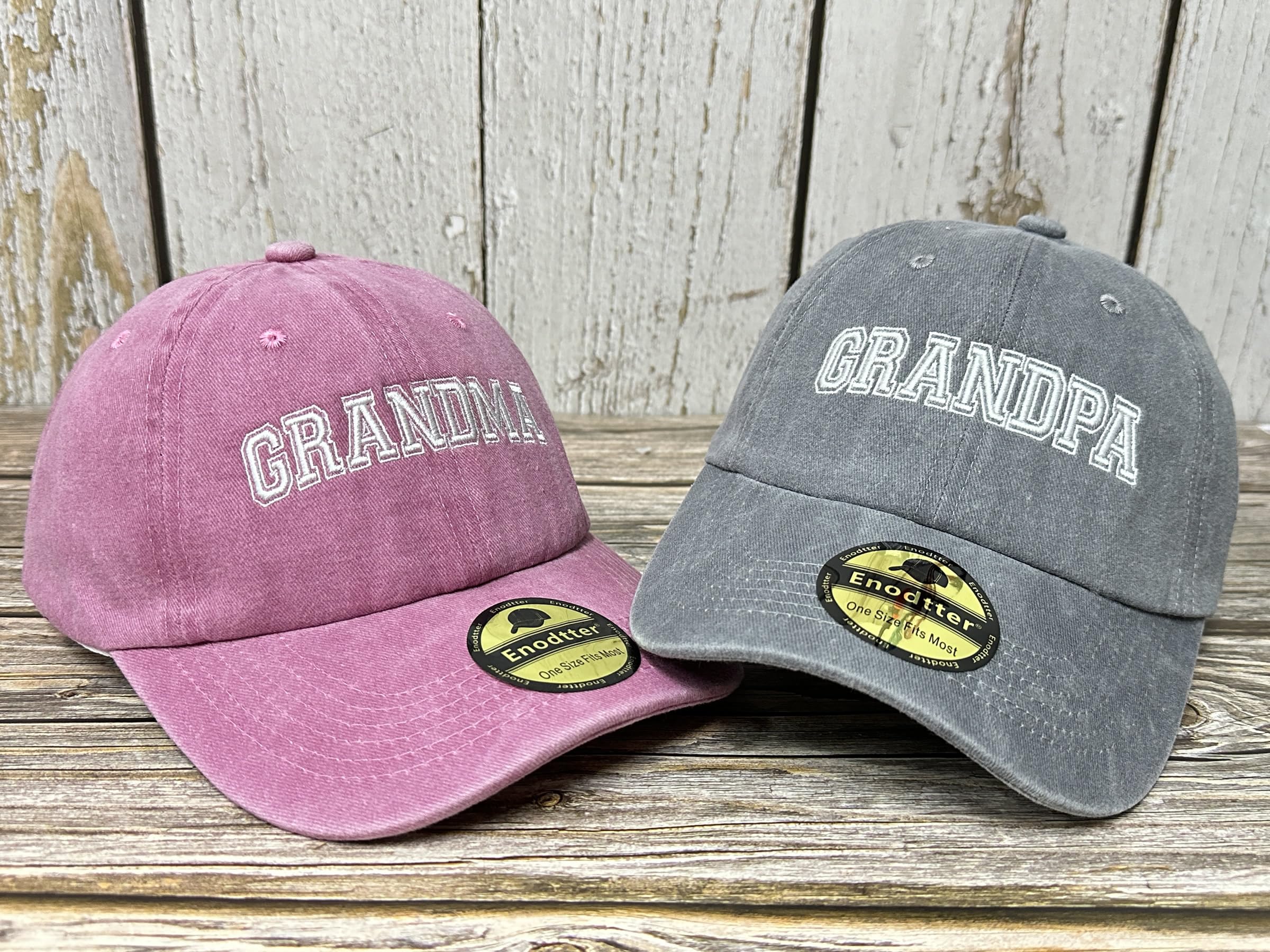 Embroidered Hats for Uncle Auntie Grandpa Grandma Mama Mini