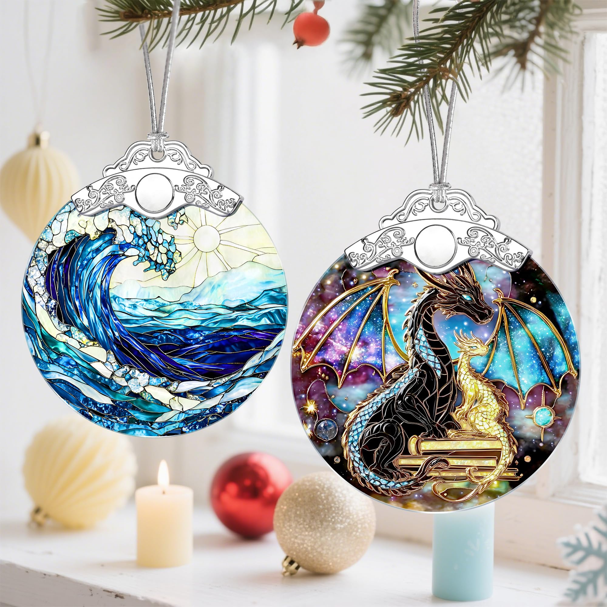 Christmas Ornaments, Christmas Tree Decorations, Keepsake Ornaments, Holiday Decor, Holiday & Xmas Gifts. Gifts for Plant Lovers & Nature Lovers - Nature Goddess-Theme