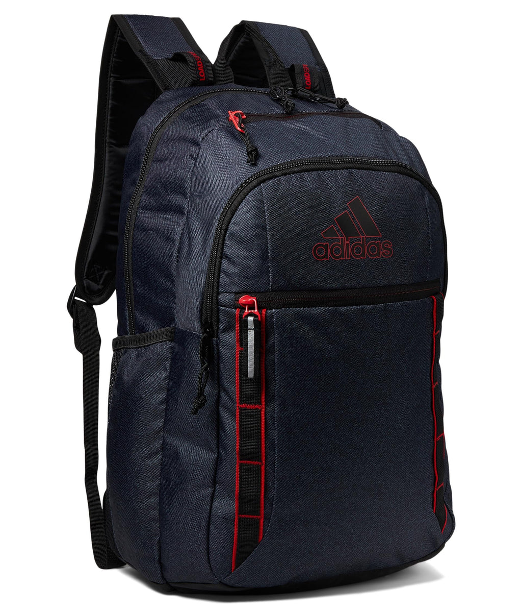 adidas Excel 7 School Backpack for Laptop, Gym and Travel, 34L, Twill White/Black/7.5, OSFA