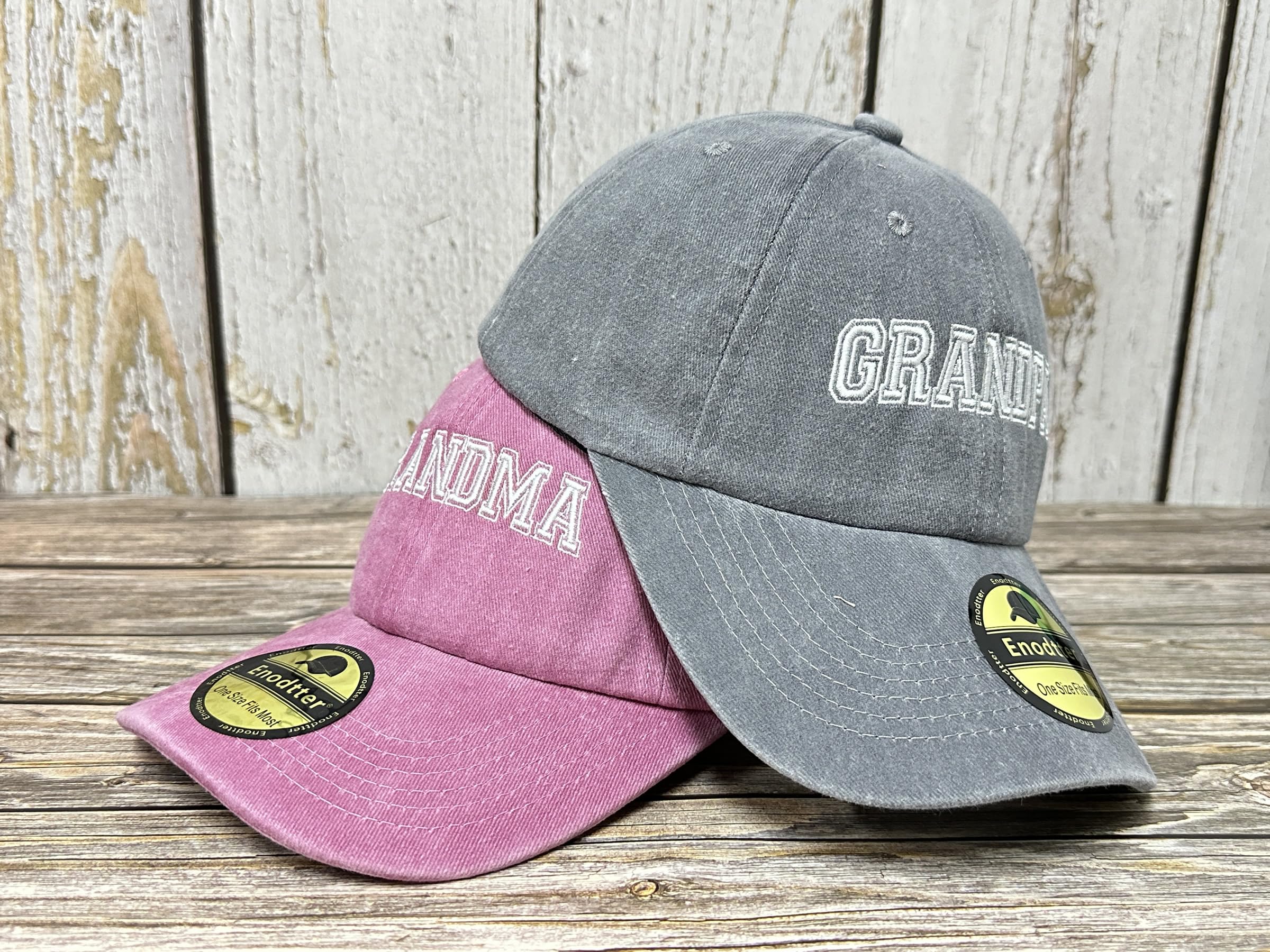 Embroidered Hats for Uncle Auntie Grandpa Grandma Mama Mini