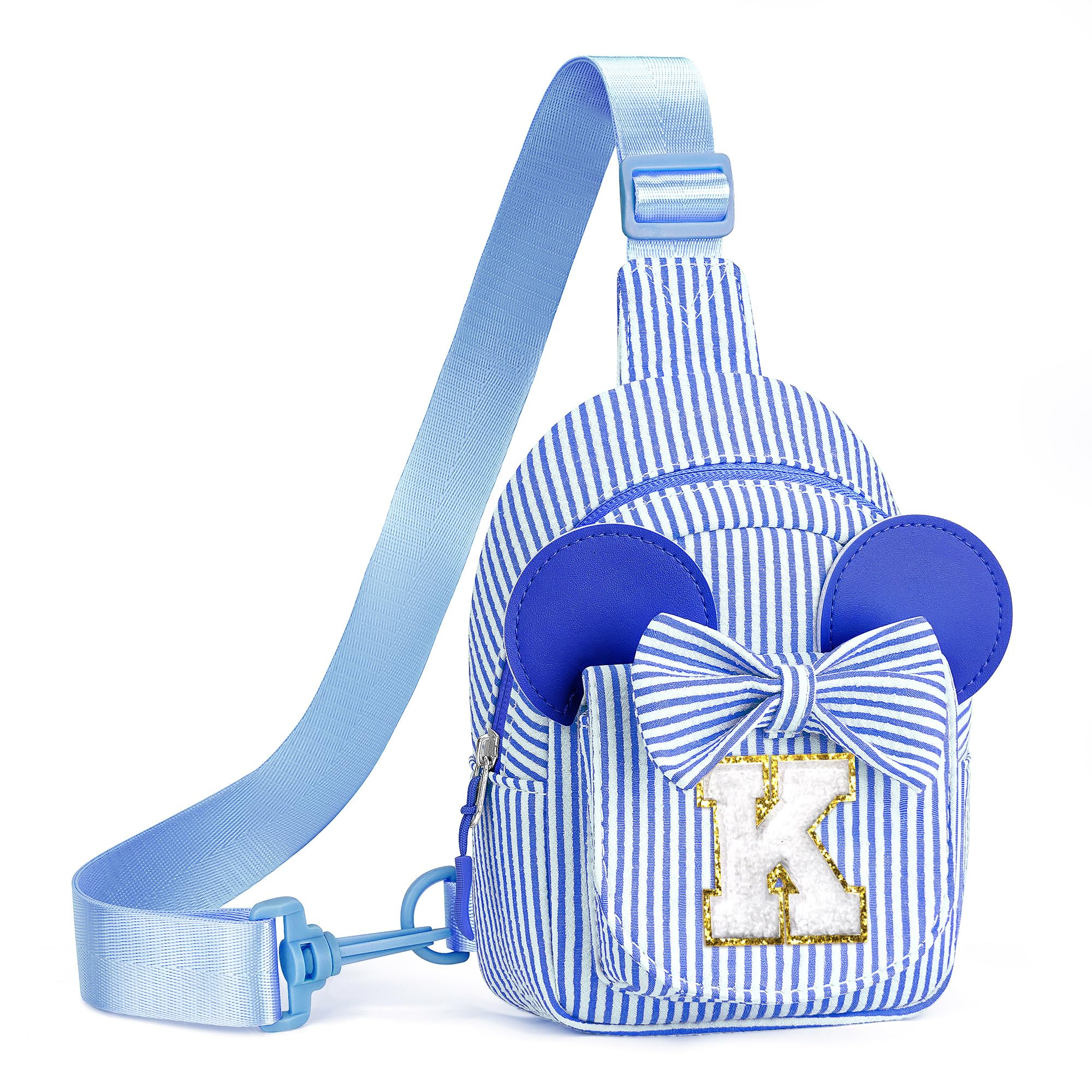 Birthday Gifts for Girls Kids, Personalized Small Initial Pink Sling Bag for Kid Girls | Small Initial Monogram Fanny Packs Crossbody Bag Purse for Girl Kid Year Old Birthday Gifts (Pink A)