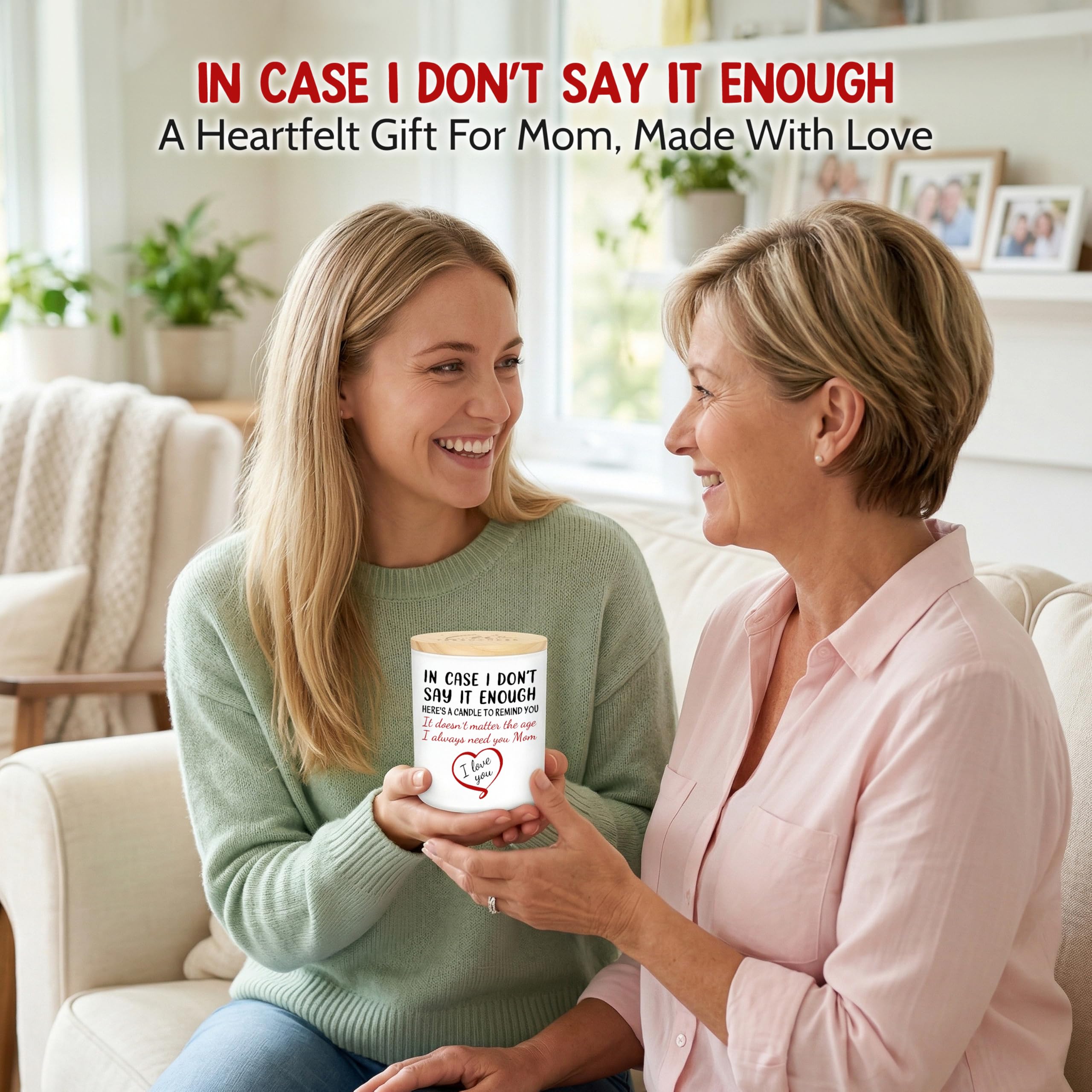 TEEZWONDER Mothers Day Gifts for Mom from Daughter Son - Favorite Child Vanilla Lavender Candle 10 oz - Dad Mom Birthday Gifts, Funny Gift for Grandma Grandpa, Scented Candles for Men Women