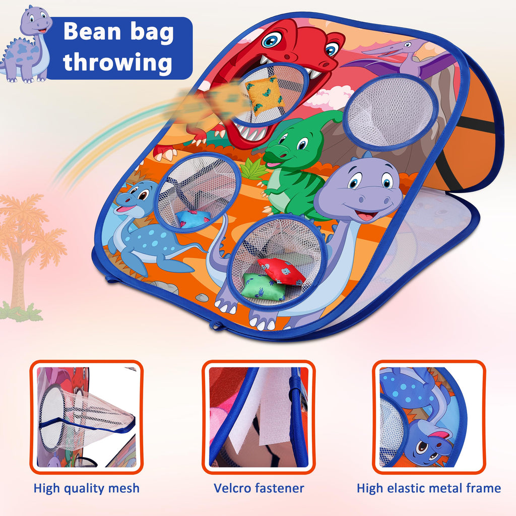 Animal Bean Bag Toss Game Toy Outdoor Toss Game, Family Party Party Supplies for Kids, Gift for Boys Birthday or Christmas for Toddlers Ages 3 4 5 6 Year Old