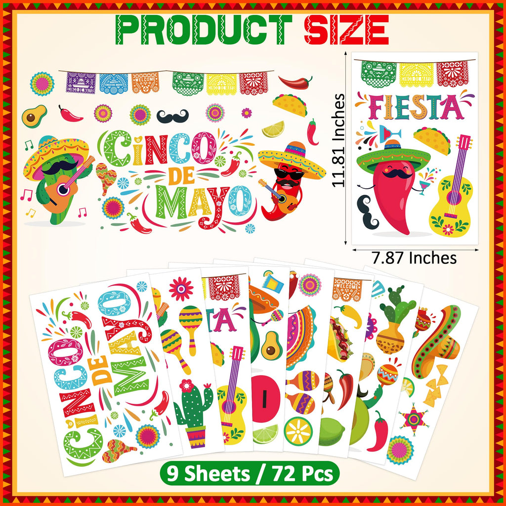186PCS Christmas Decor, Christmas Window Clings, 9 Sheets Snowflake Window Stickers Decals with Santa Claus Snowman Reindeer, PVC Xmas Decorations Clings for Holiday Party Decorations Accessories