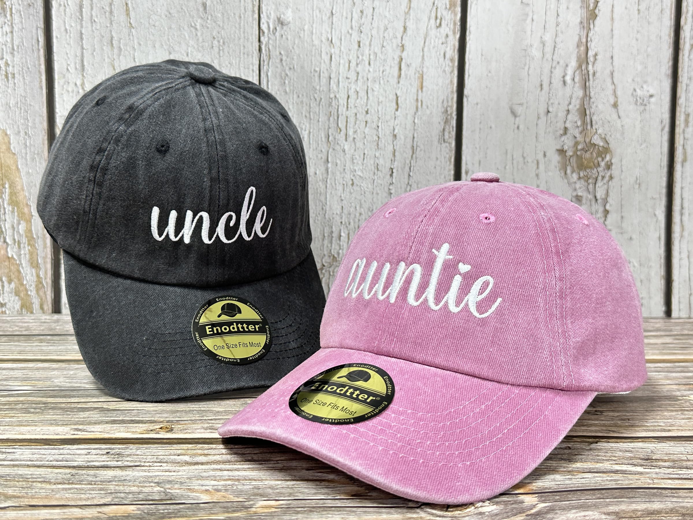 Embroidered Hats for Uncle Auntie Grandpa Grandma Mama Mini