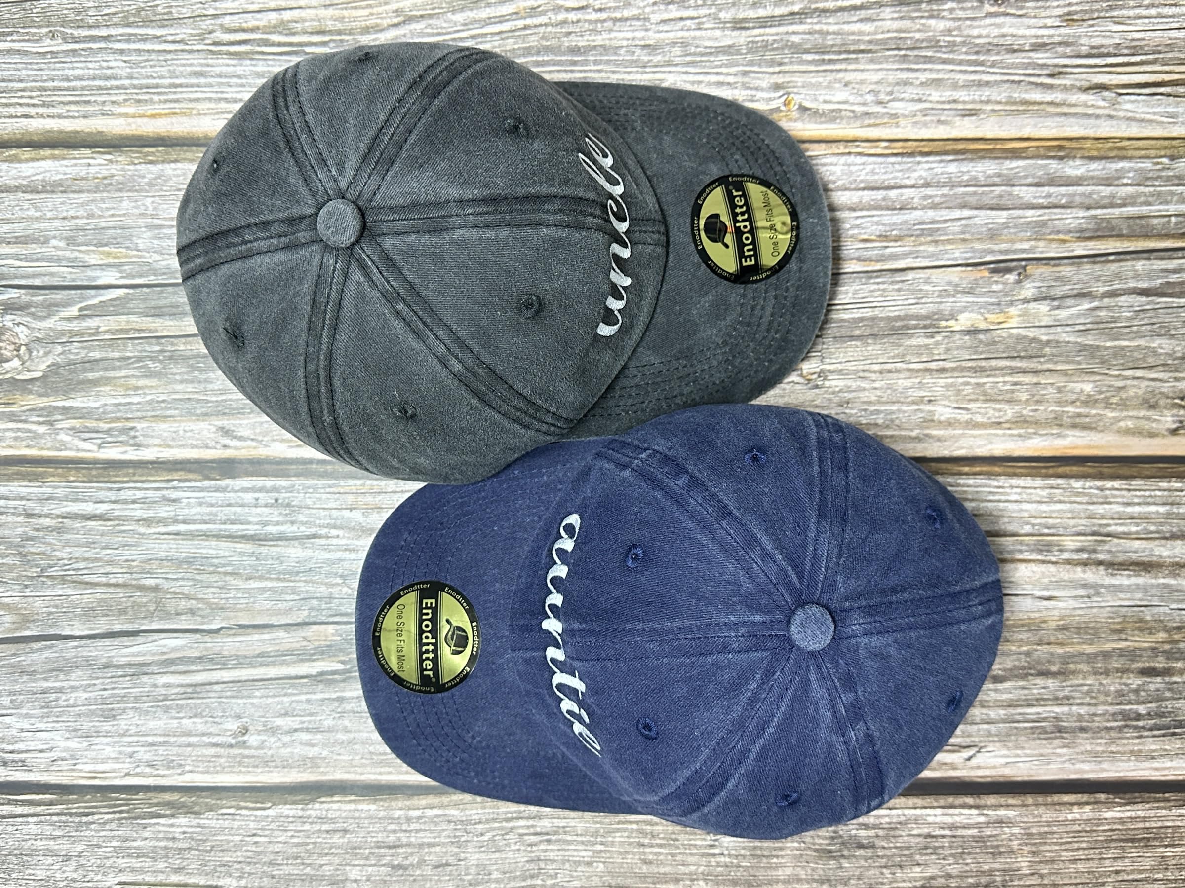 Embroidered Hats for Uncle Auntie Grandpa Grandma Mama Mini