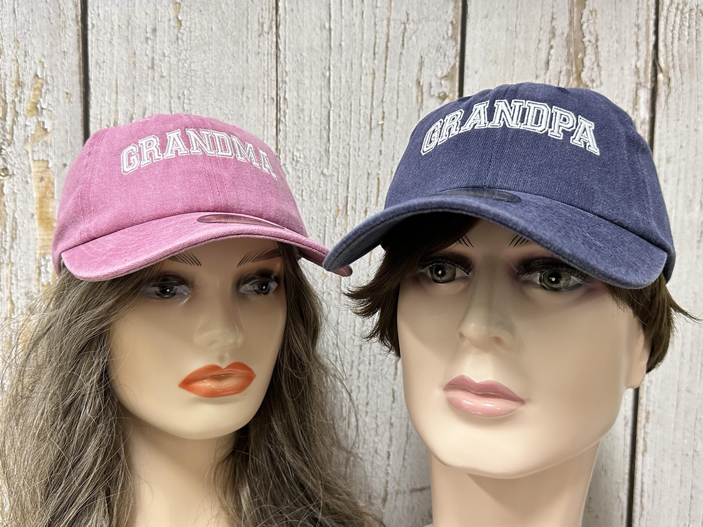 Embroidered Hats for Uncle Auntie Grandpa Grandma Mama Mini