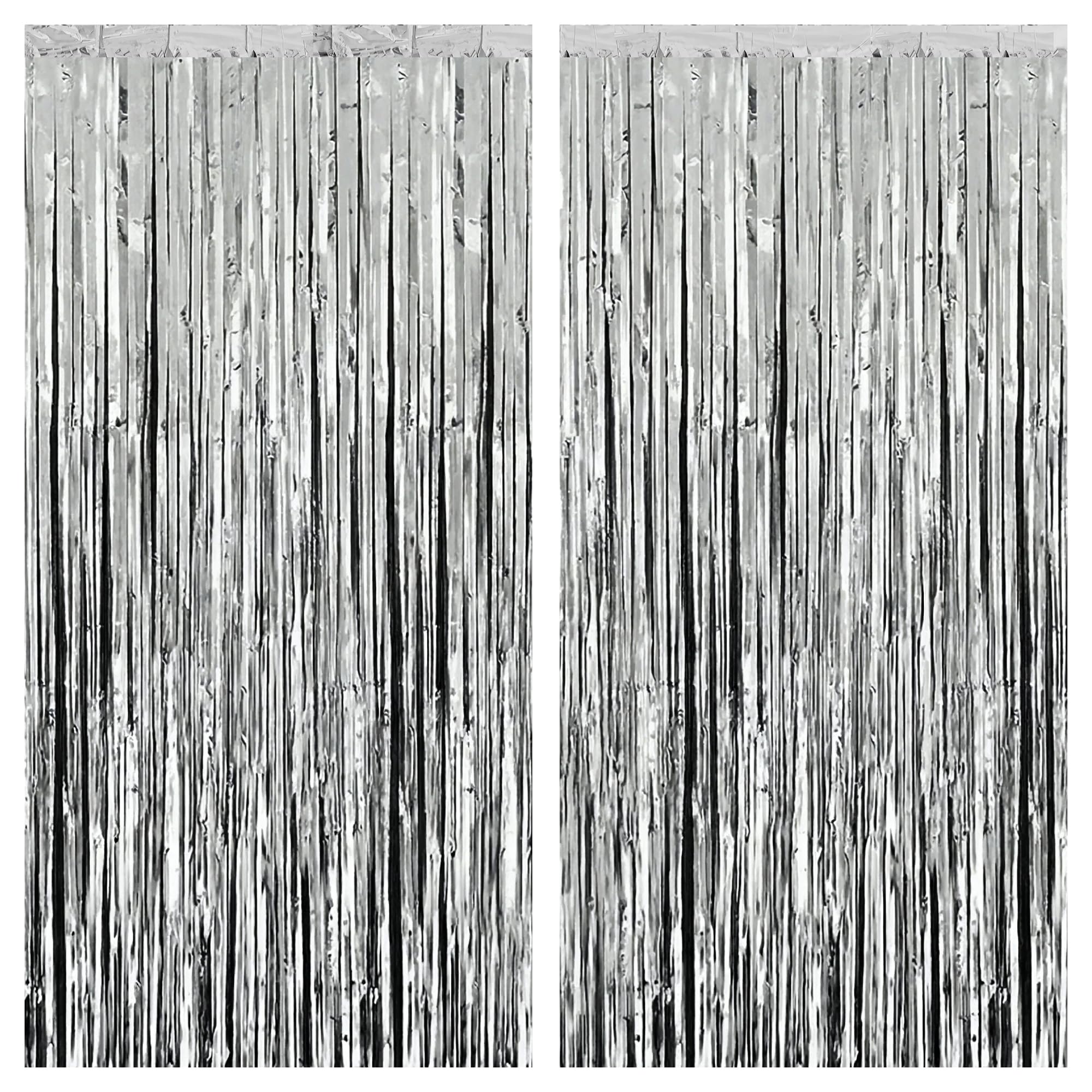 KatchOn, XtraLarge Gold Streamers Backdrop - 3.2x8 Feet, 2 Pcs | Gold Fringe Backdrop Curtain for Ramadan Decorations for Home, Casino, 50th Birthday Decoration | Graduation Decorations 2026