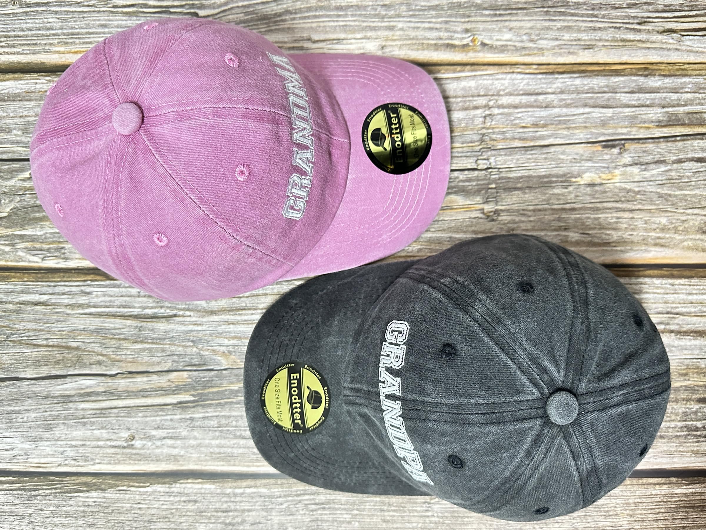 Embroidered Hats for Uncle Auntie Grandpa Grandma Mama Mini