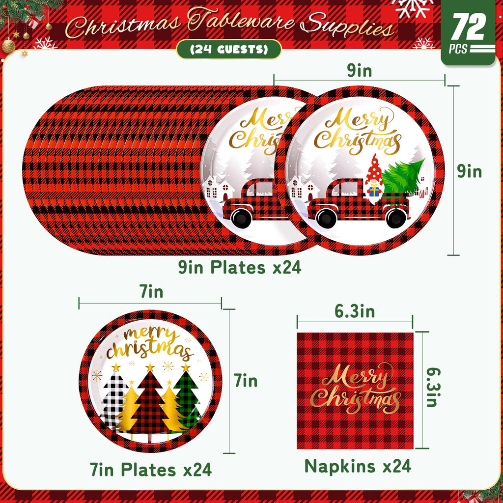 168pcs Happy New Year Party Supplies, Black and White Paper Plates Napkins Cups and Transparent Gold Cutlery for 24 Guests, 2026 New Year Disposable Tableware Supplies for Party Decorations