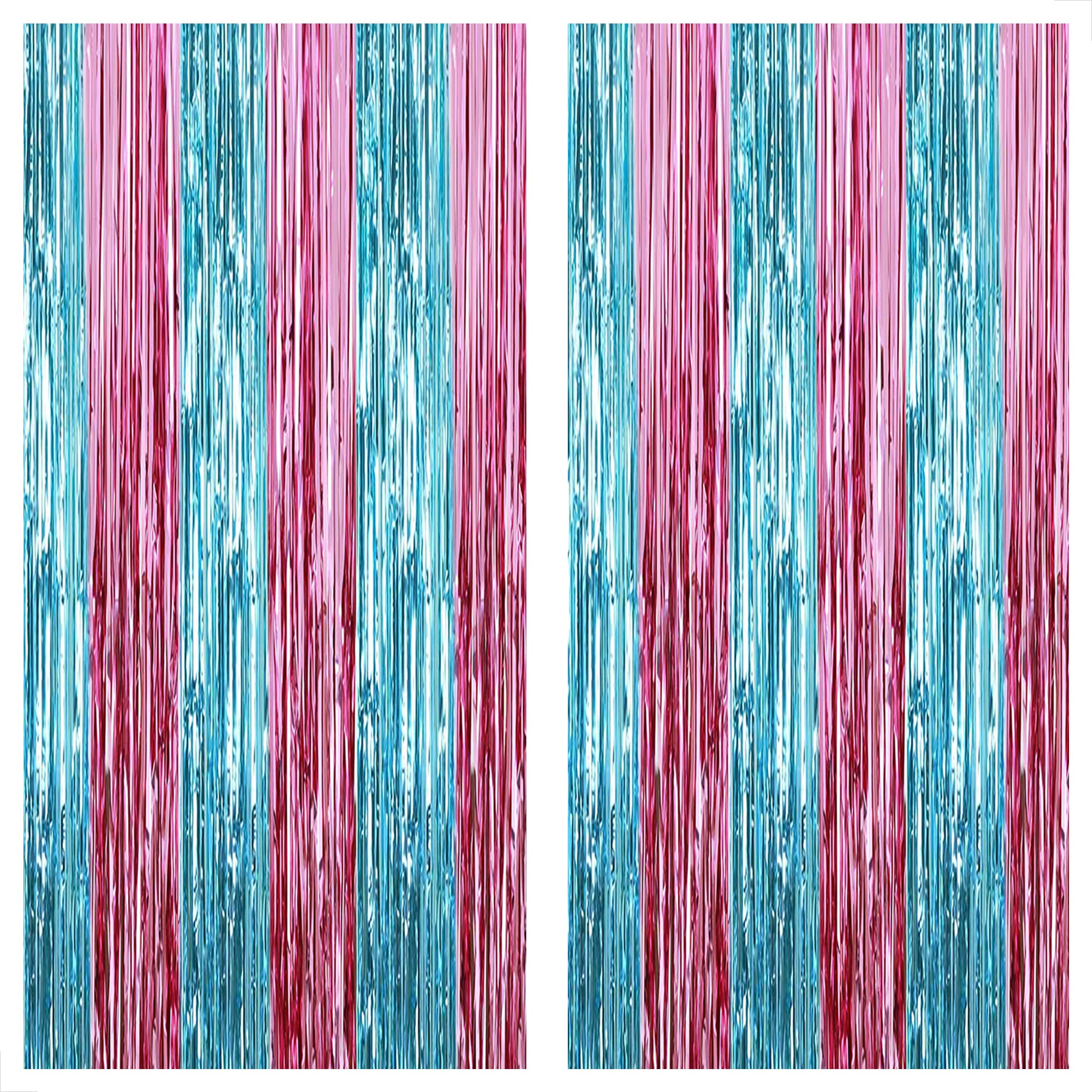KatchOn, XtraLarge Gold Streamers Backdrop - 3.2x8 Feet, 2 Pcs | Gold Fringe Backdrop Curtain for Ramadan Decorations for Home, Casino, 50th Birthday Decoration | Graduation Decorations 2026