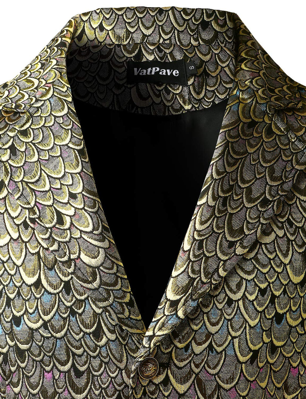 VATPAVE Mens Victorian Suit Vest Steampunk Gothic Waistcoat
