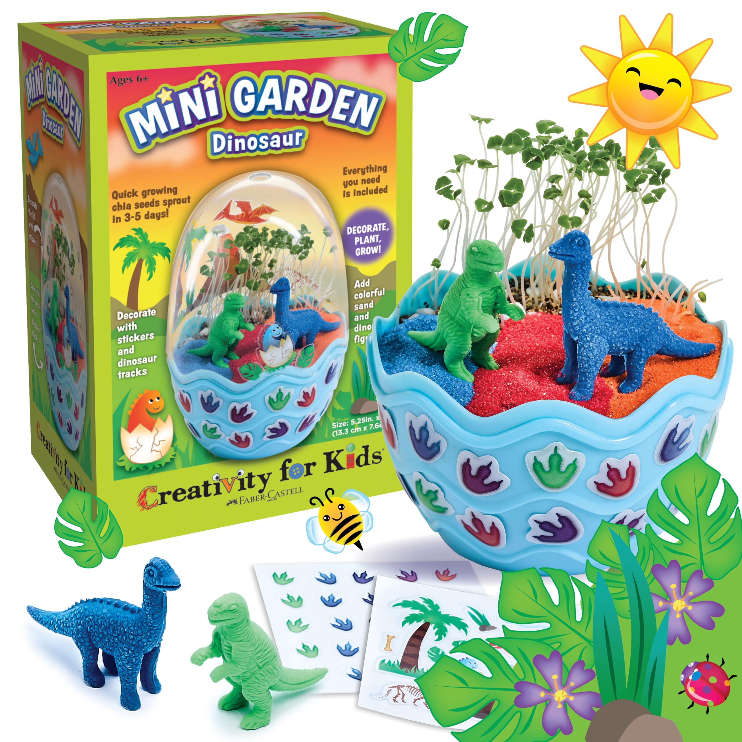 Creativity for Kids Mini Garden: Mermaid Terrarium Kit - Mermaid Gifts for Girls, Crafts and Toys, Stocking Stuffers for Kids (Ages 6+)
