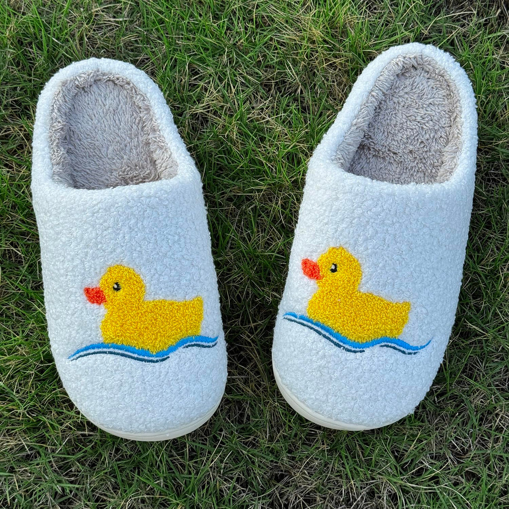 Cute Animal Slippers for Women Men Winter Fluffy Warm House Slippers Soft Plush Indoor outdoor Shoes