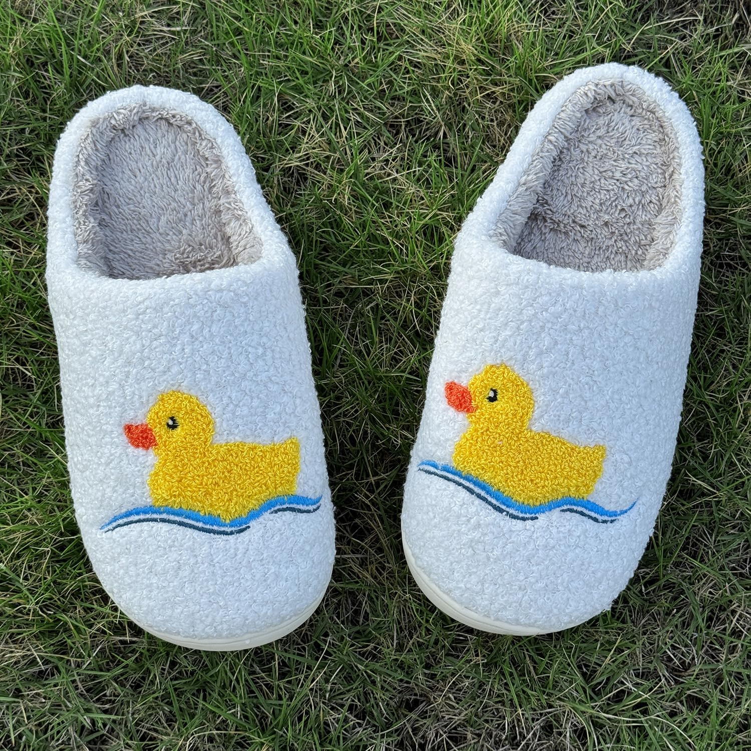 Cute Animal Slippers for Women Men Winter Fluffy Warm House Slippers Soft Plush Indoor outdoor Shoes
