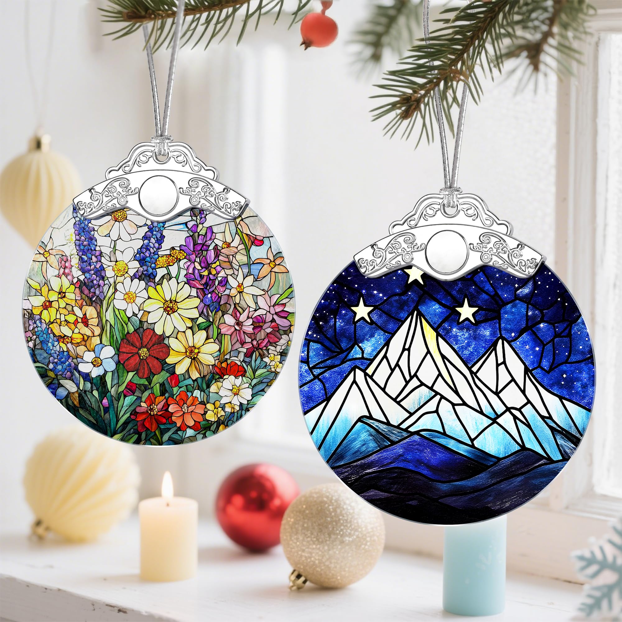 Christmas Ornaments, Christmas Tree Decorations, Keepsake Ornaments, Holiday Decor, Holiday & Xmas Gifts. Gifts for Plant Lovers & Nature Lovers - Nature Goddess-Theme