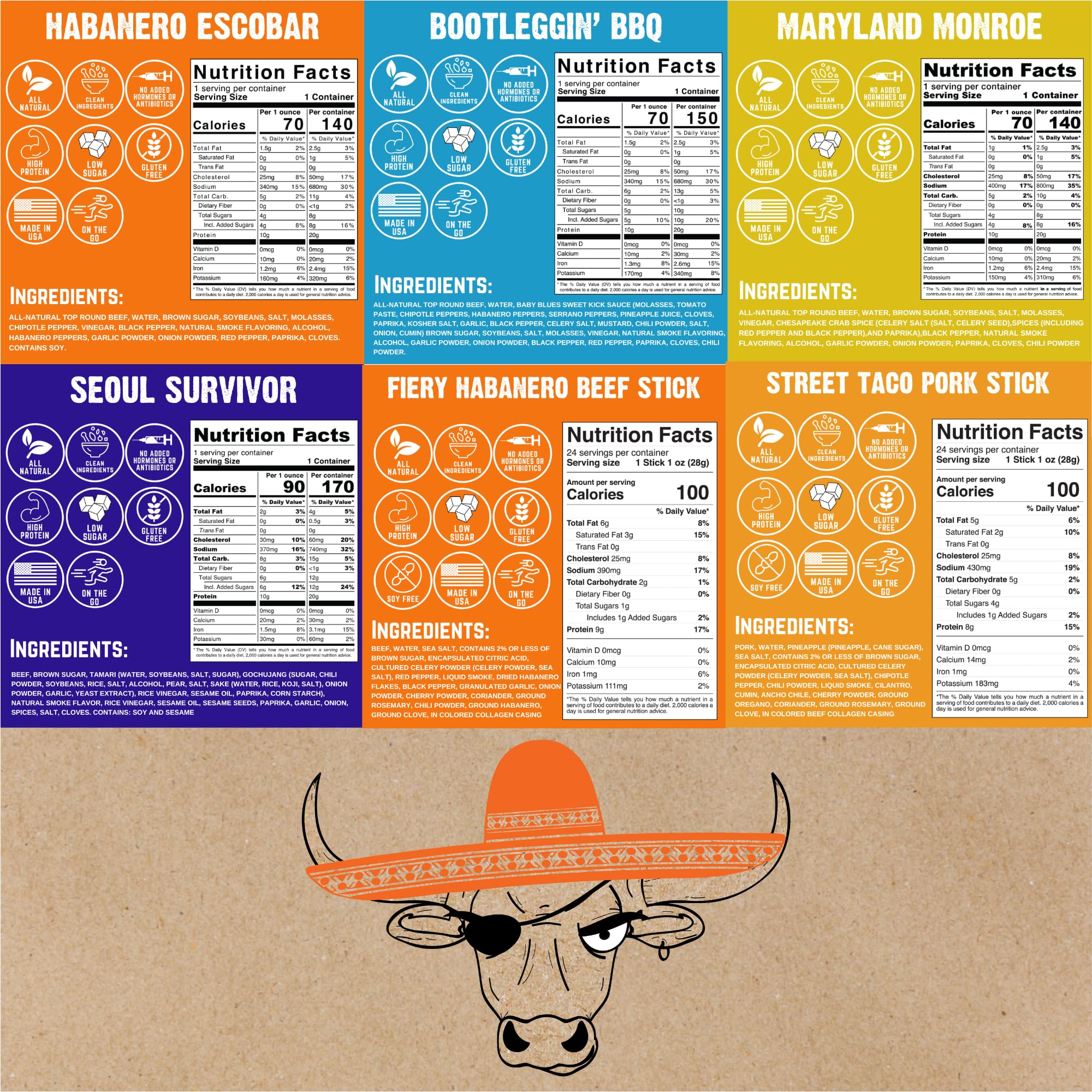 Righteous Felon Beef Jerky & Meat Sticks Variety Pack - Father's Day Jerky Sampler for Dad - Gluten Free Beef Jerky Snack Packs - High Protein, Keto, Low Sugar - Gifts for Men - 11 Pack Sampler