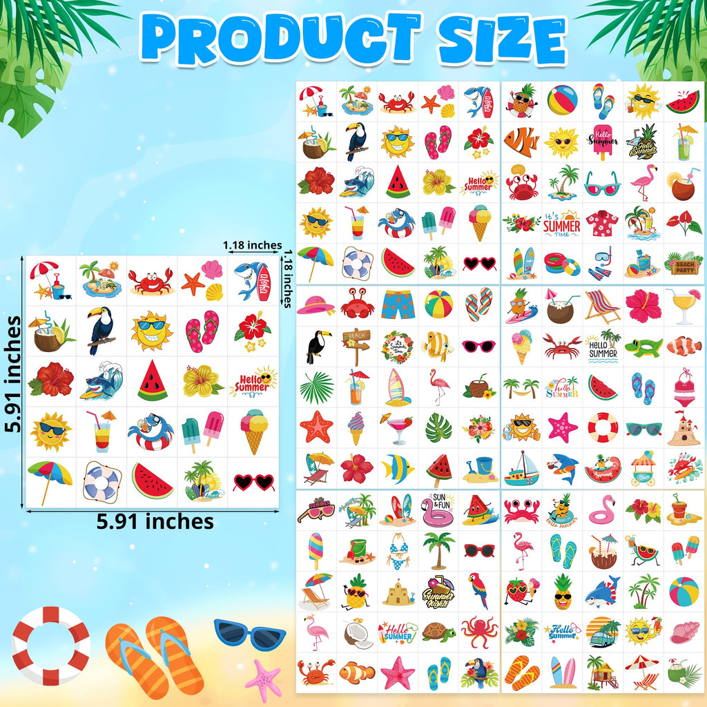 150 PCS Easter Tattoos, 6 Sheets Spring Basket Stuffers Fake Tattoos with Bunny Egg, Cute Individually Stickers for Easter Basket Filler Party Favors Accessories
