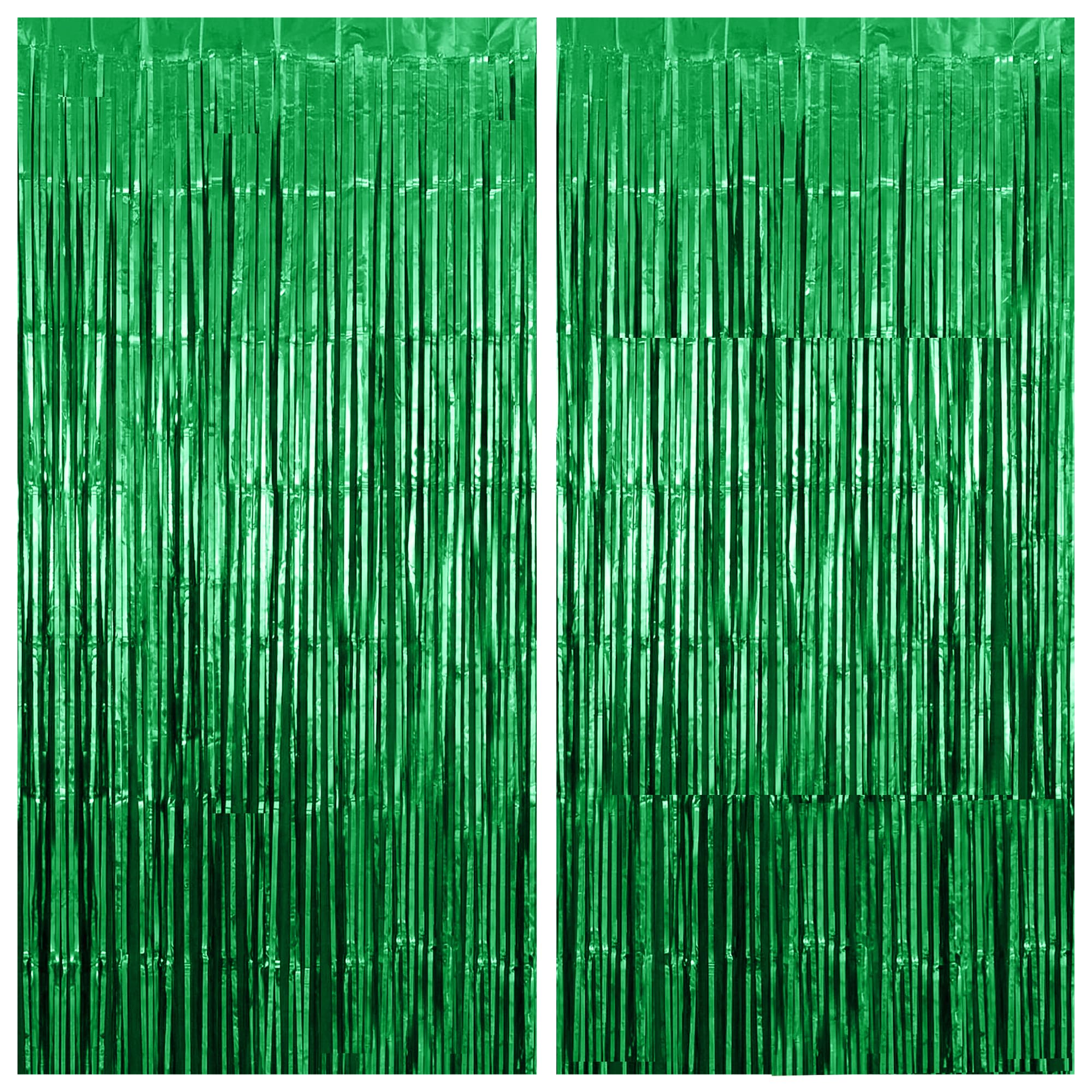 KatchOn, XtraLarge Gold Streamers Backdrop - 3.2x8 Feet, 2 Pcs | Gold Fringe Backdrop Curtain for Ramadan Decorations for Home, Casino, 50th Birthday Decoration | Graduation Decorations 2026