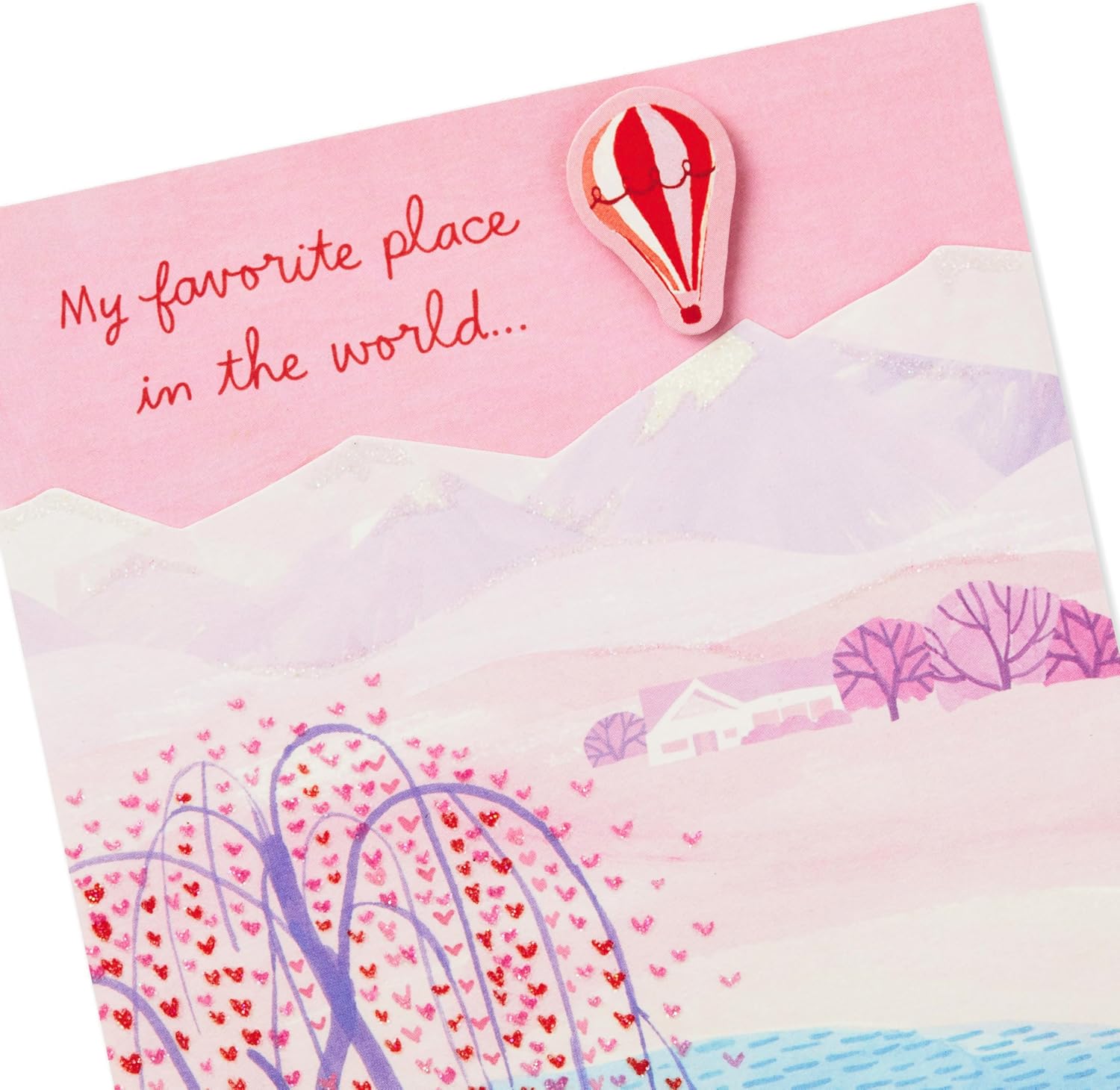 Hallmark Paper Wonder Valentines Day Pop Up Card for Significant Other (Hot Air Balloon Valentine)