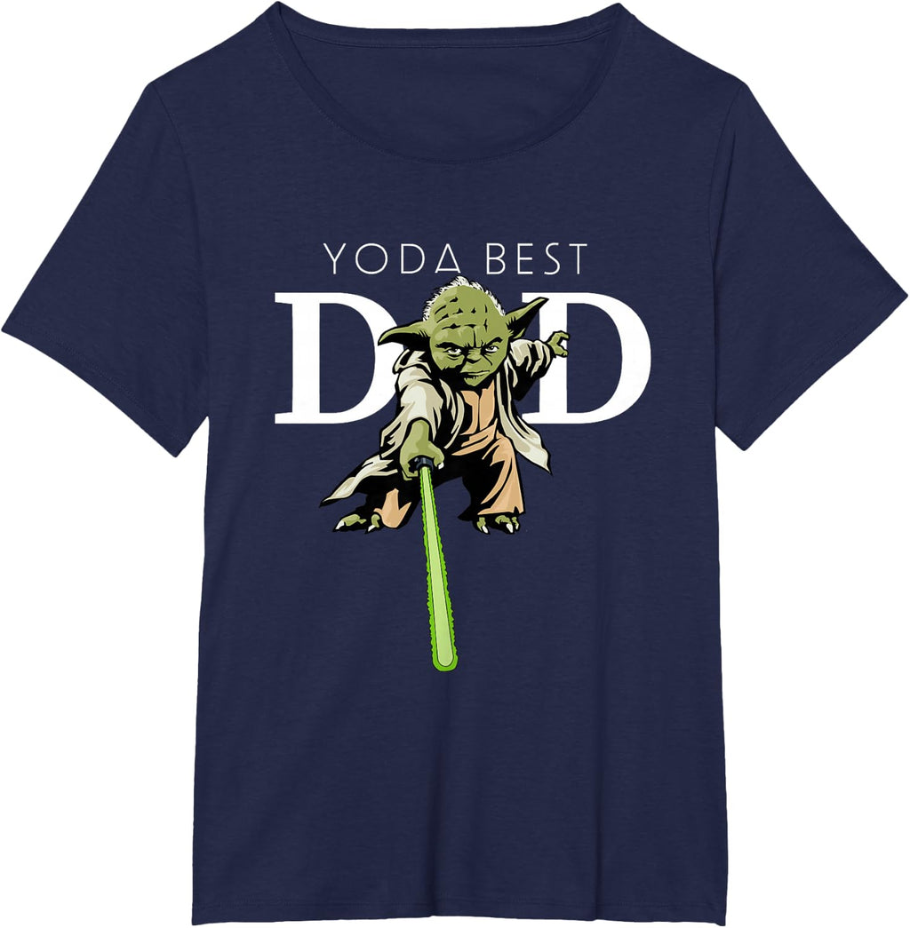 Star Wars Yoda Lightsaber Best Dad Father's Day T-Shirt